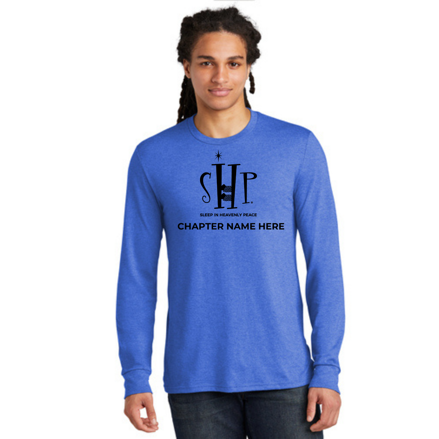 Long Sleeve Shirt w/ Chapter Name (ROYAL FROST) - Black or White Logos