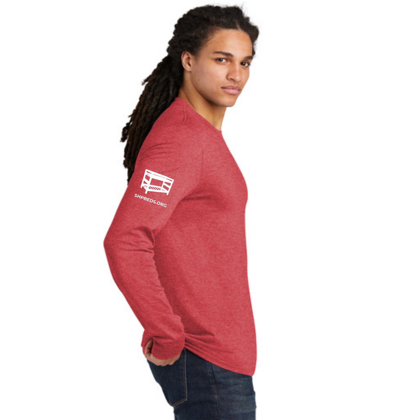 Long Sleeve Shirt w/ Chapter Name (RED FROST) - Black or White Logos