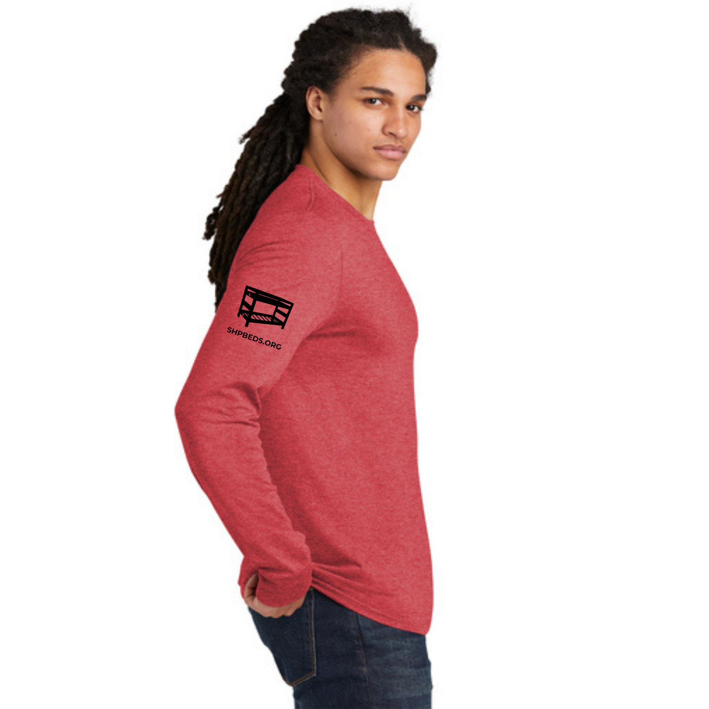 Long Sleeve Shirt w/ Chapter Name (RED FROST) - Black or White Logos