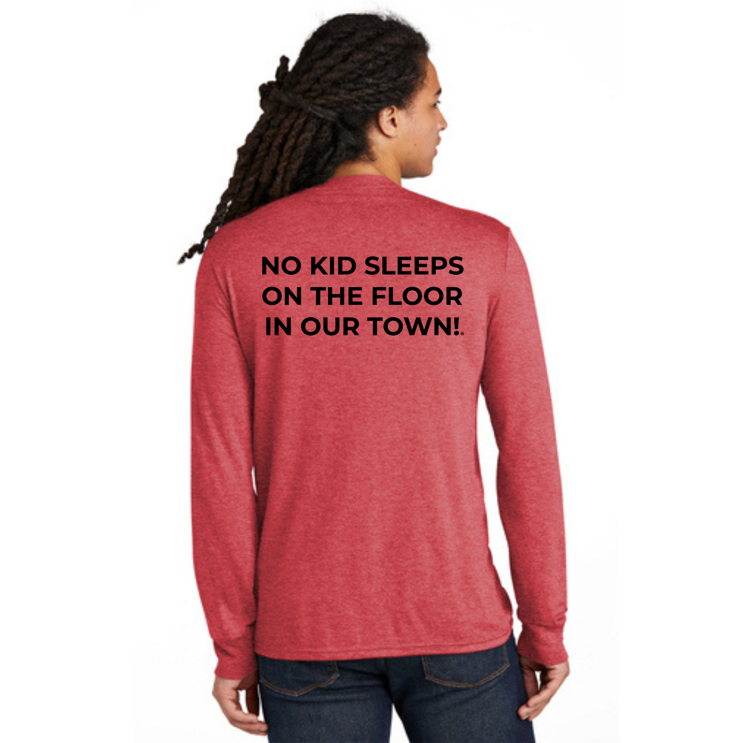 Long Sleeve Shirt w/ Chapter Name (RED FROST) - Black or White Logos