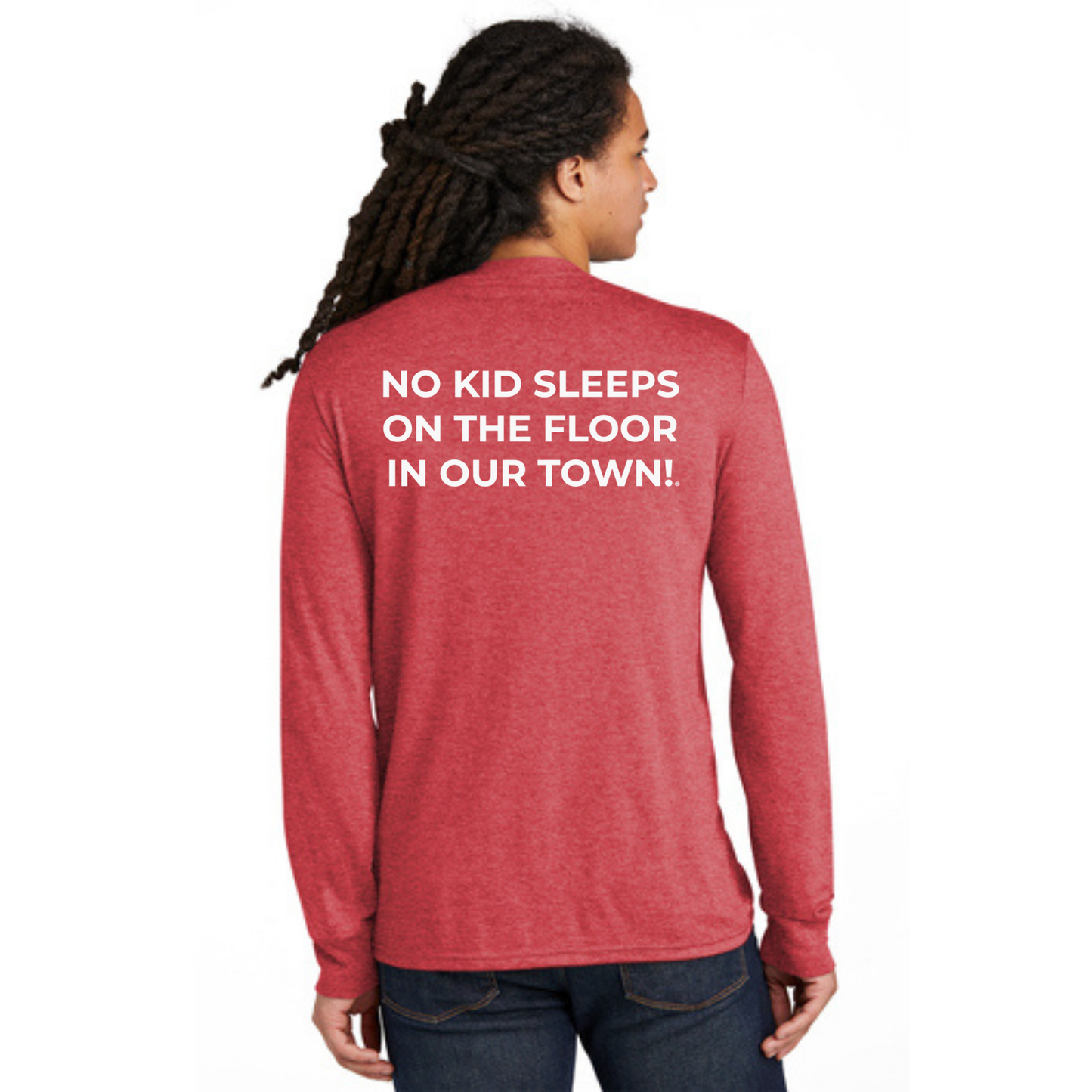 Long Sleeve Shirt w/ Chapter Name (RED FROST) - Black or White Logos