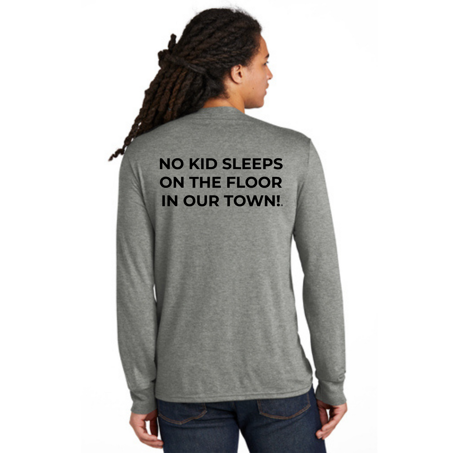 Long Sleeve Shirt w/ Chapter Name (GREY FROST) - Black or White Logos