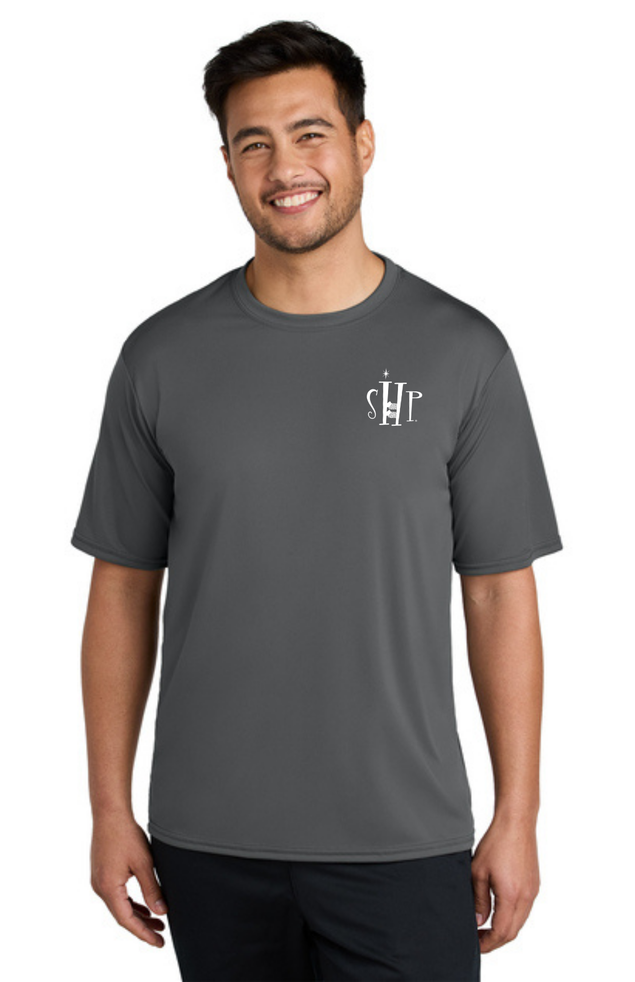 ADULT'S Short Sleeve Performance (CHARCOAL)