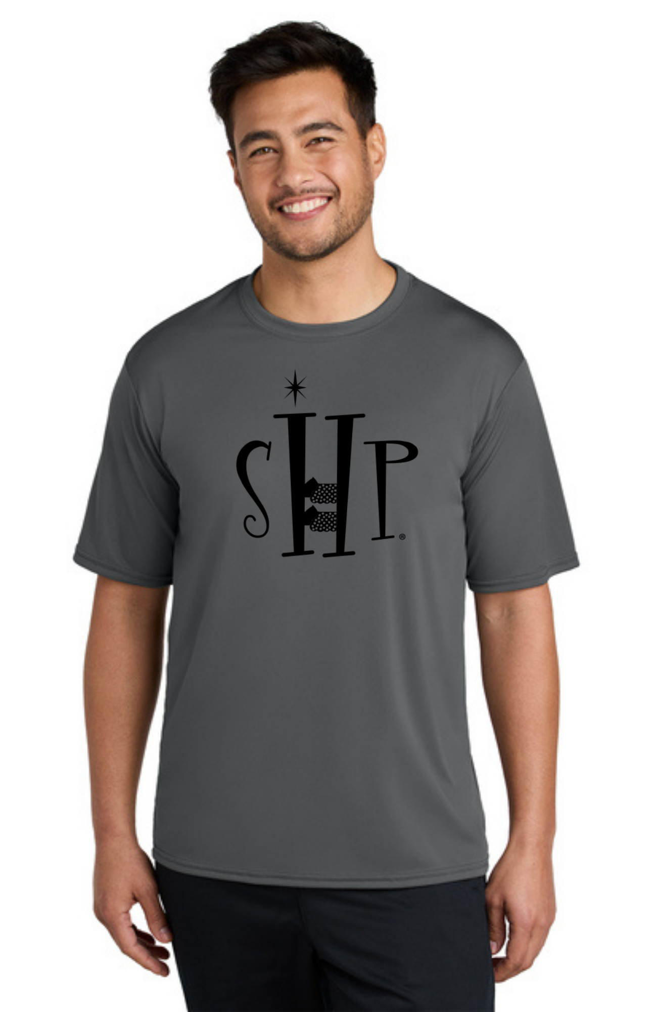 ADULT'S Short Sleeve Performance (CHARCOAL)