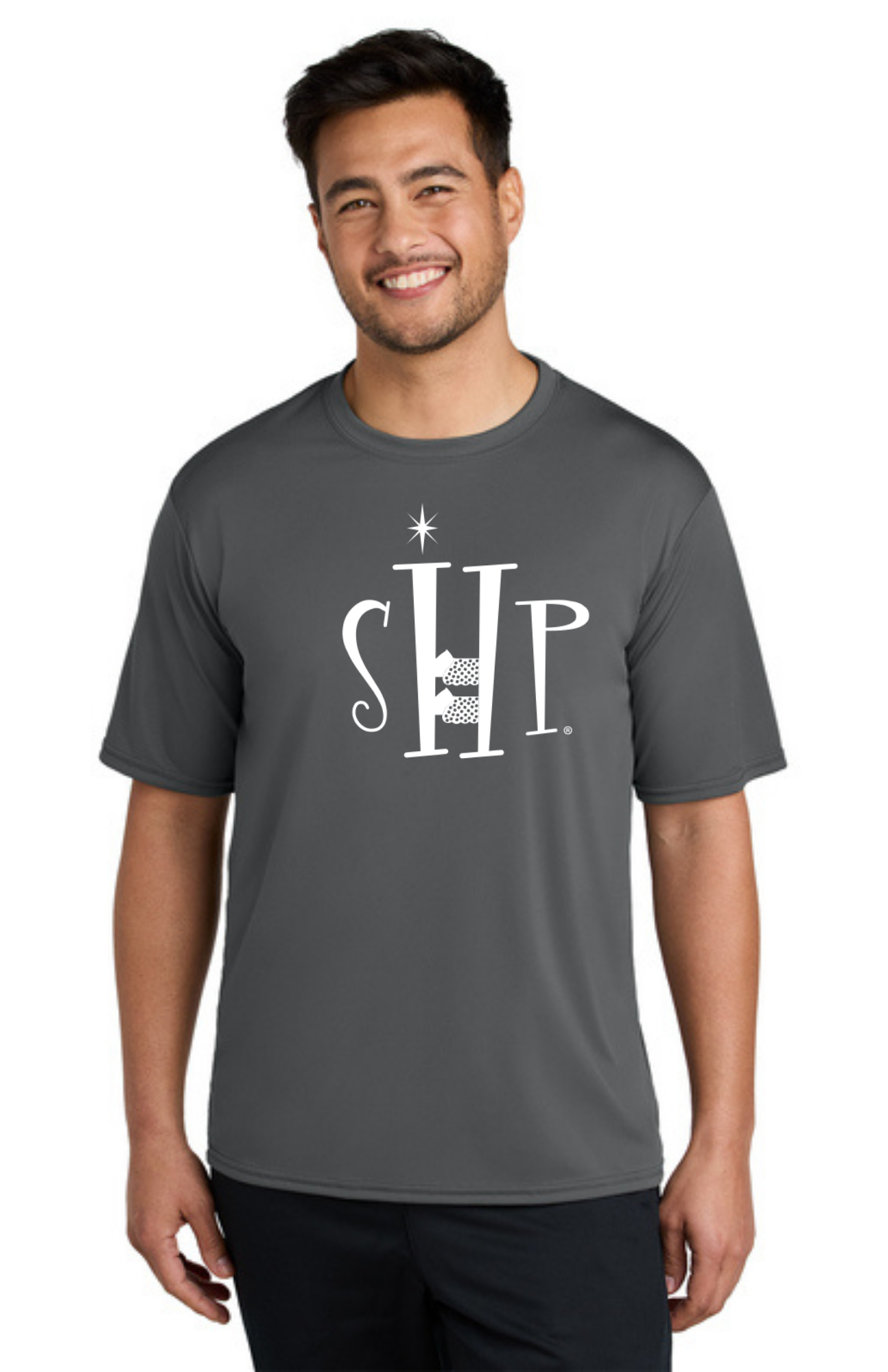 ADULT'S Short Sleeve Performance (CHARCOAL)