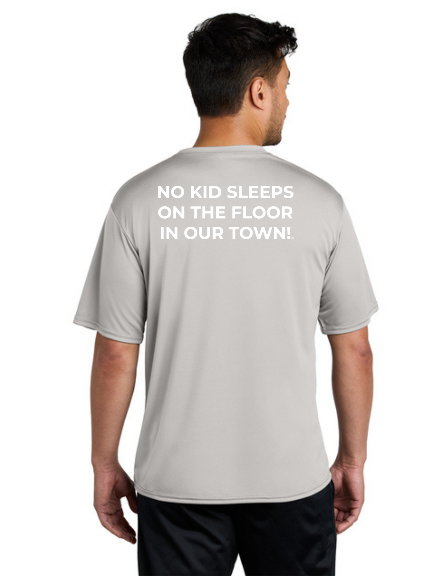 LEGACY - Short Sleeve UV Performance Shirt (SILVER) - "SLEEP CIRCLE" LOGO