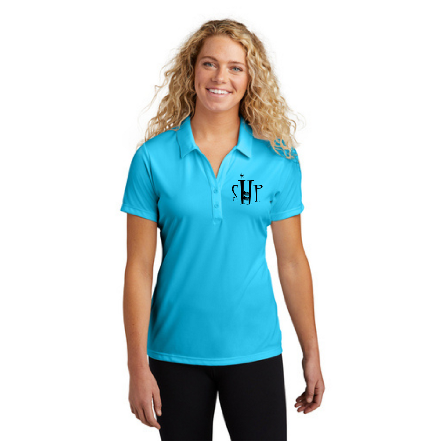 WOMEN'S Official SHP Polo (ATOMIC BLUE) - White or Black Logo