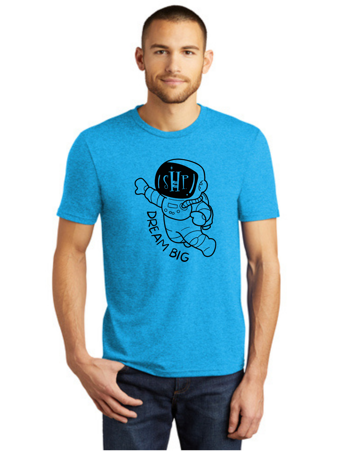 Graphic - ADULT Short Sleeve Shirt (ALL COLORS) - "SHP ASTRONAUT"