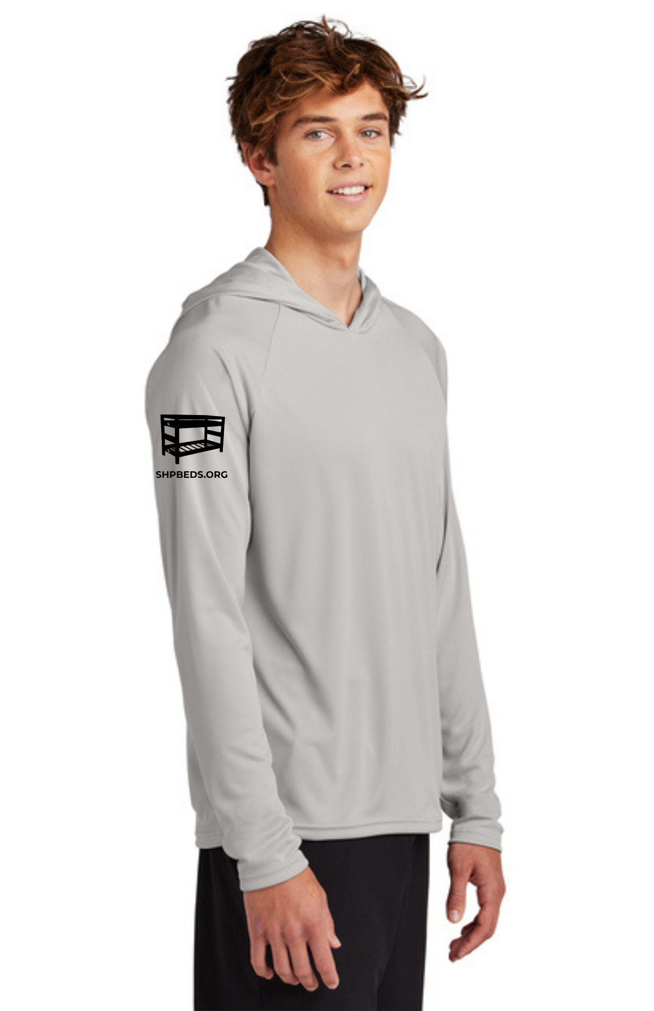 Chapter - ADULT UV Hooded Performance Pullover (SILVER) - "CHAPTER NAME"