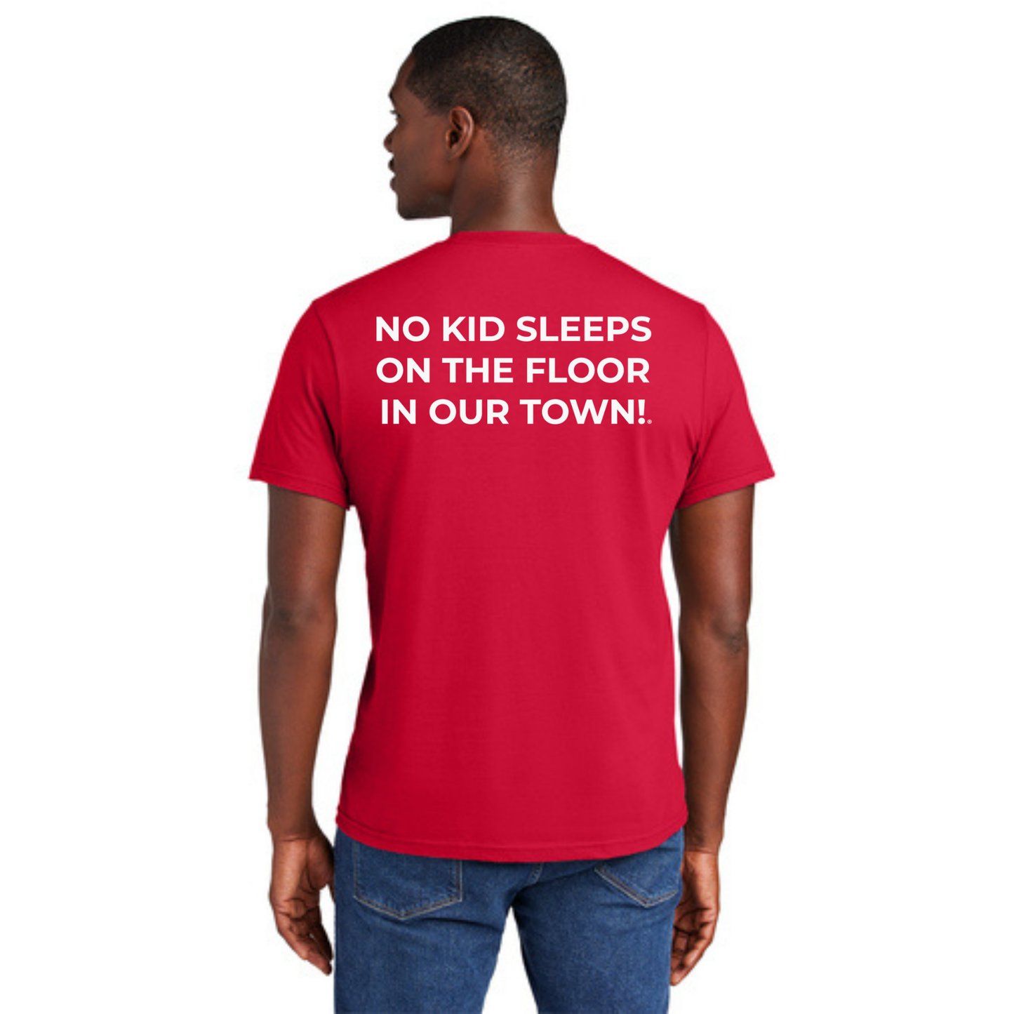STAFF T-Shirt w/ Chapter Name (CLASSIC RED) - Black or White Logos