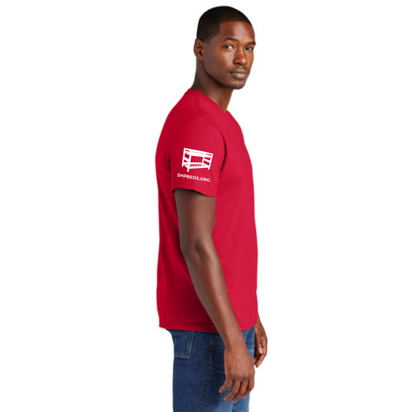 STAFF T-Shirt w/ Chapter Name (CLASSIC RED) - Black or White Logos