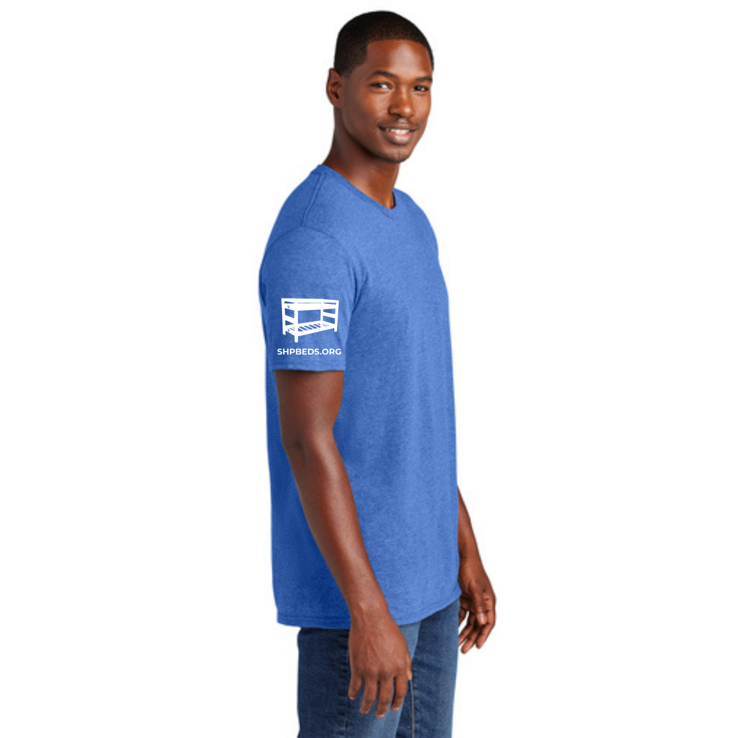 STAFF T-Shirt w/ Chapter Name (HEATHERED ROYAL) - Black or White Logos