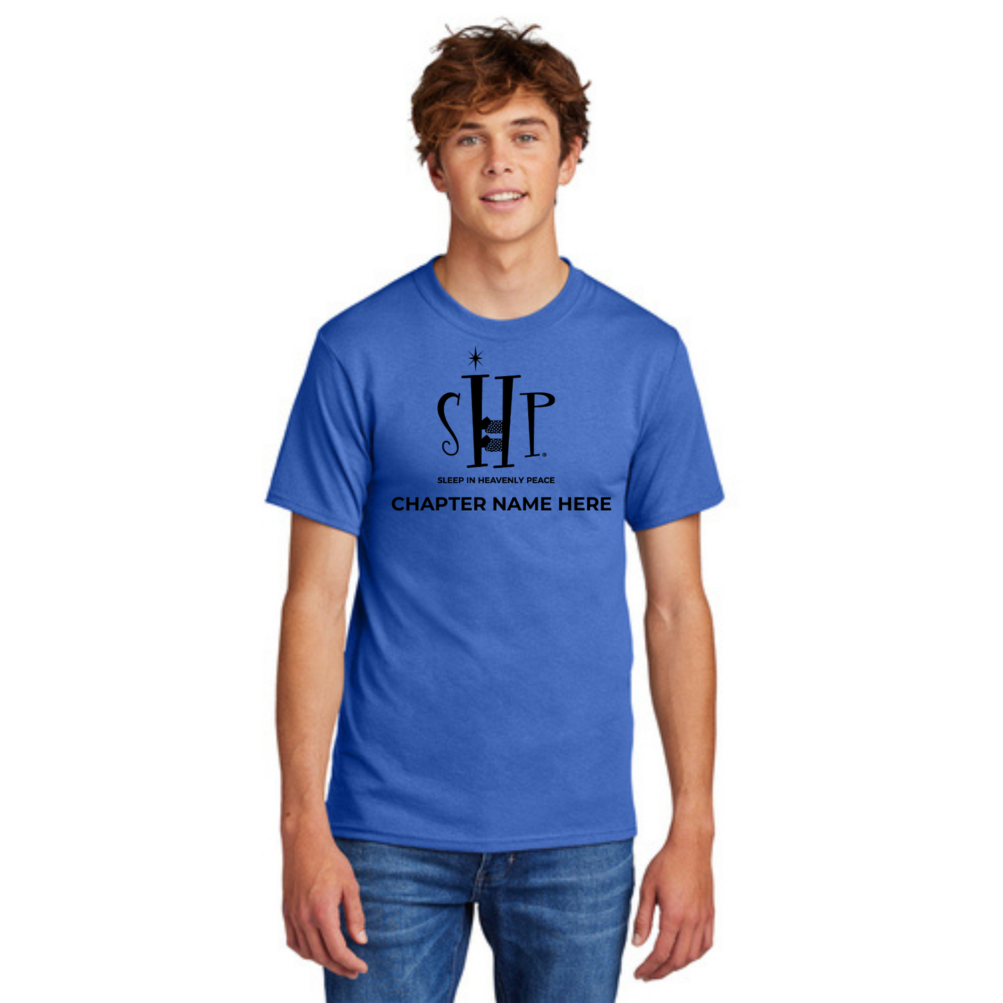 STAFF (TALL) T-Shirt w/ Chapter Name (ROYAL) - Black or White Logos