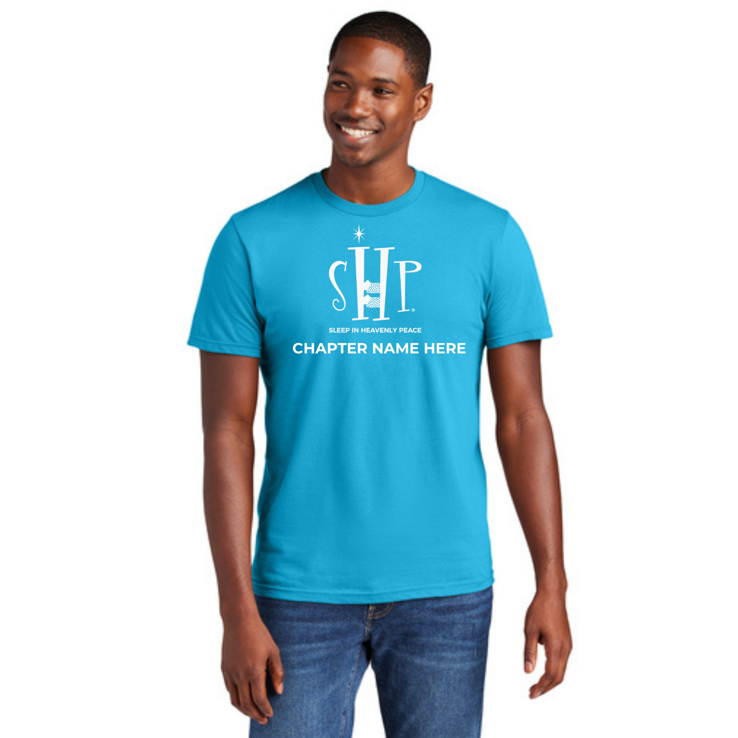 STAFF T-Shirt w/ Chapter Name (LIGHT TURQUOISE) - Black or White Logo