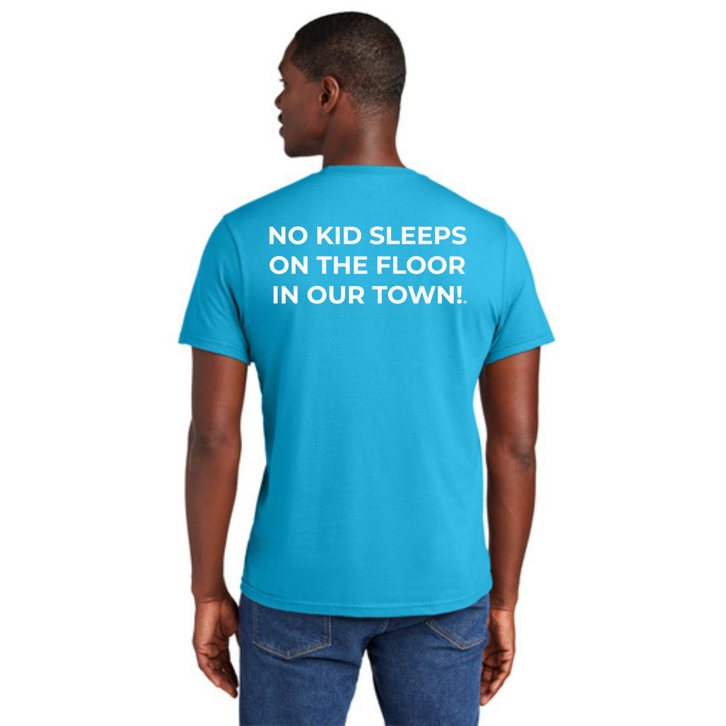 STAFF T-Shirt w/ Chapter Name (LIGHT TURQUOISE) - Black or White Logo
