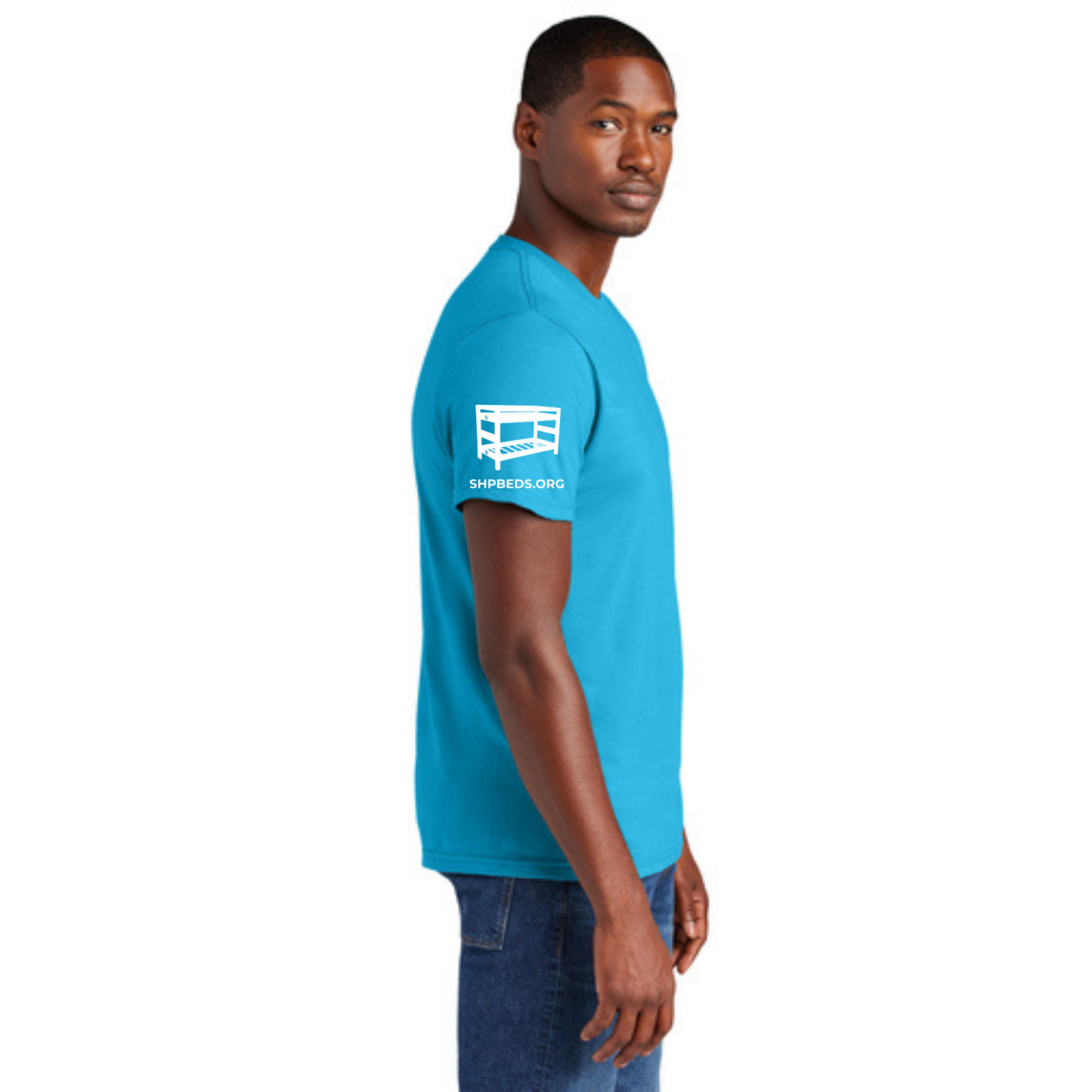 STAFF T-Shirt w/ Chapter Name (LIGHT TURQUOISE) - Black or White Logo