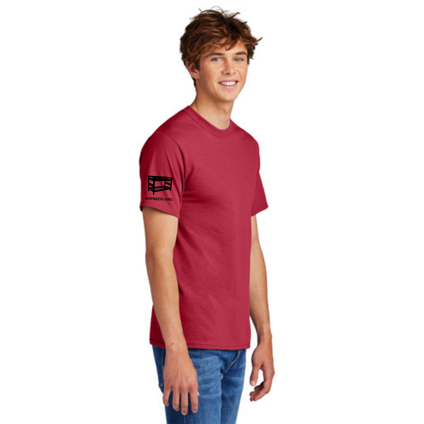 STAFF (TALL) T-Shirt w/ Chapter Name (RED) - Black or White Logos