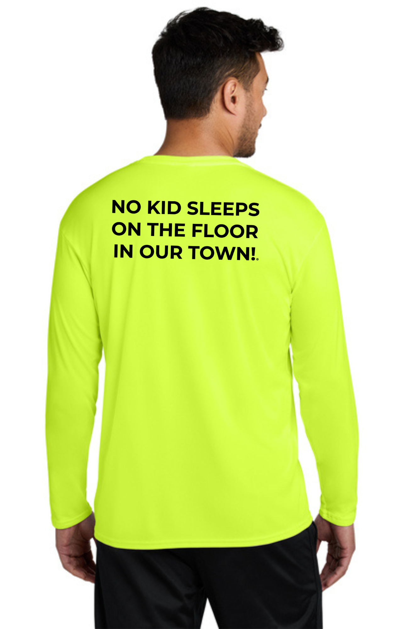 Chapter - ADULT UV Performance Long Sleeve (NEON YELLOW) - "CHAPTER NAME"