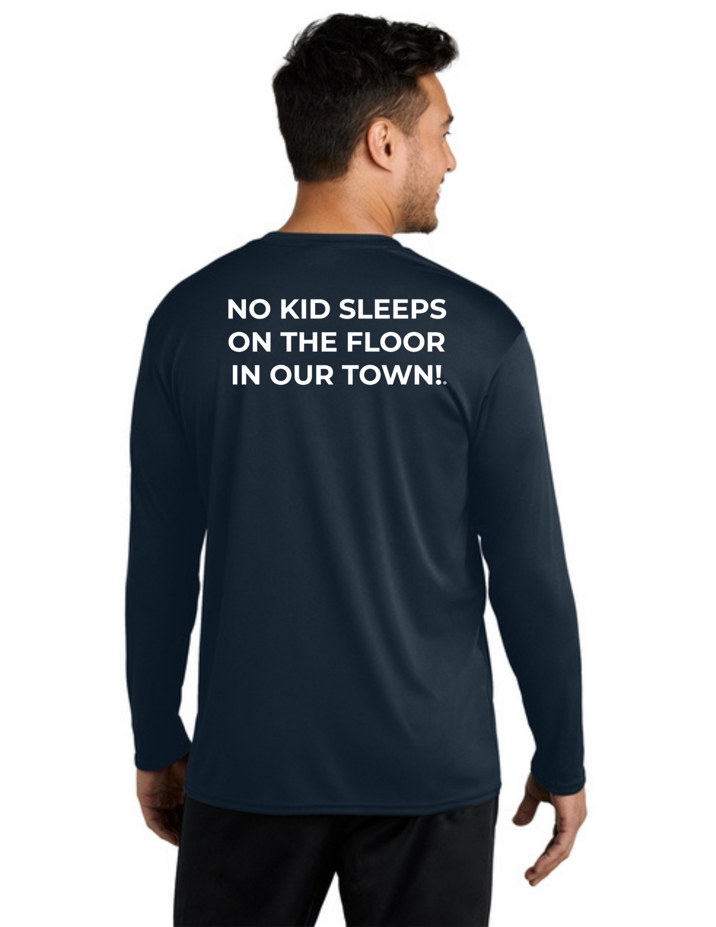 LEGACY - Long Sleeve Performance UV Shirt (DEEP NAVY) - "SLEEP CIRCLE" LOGO