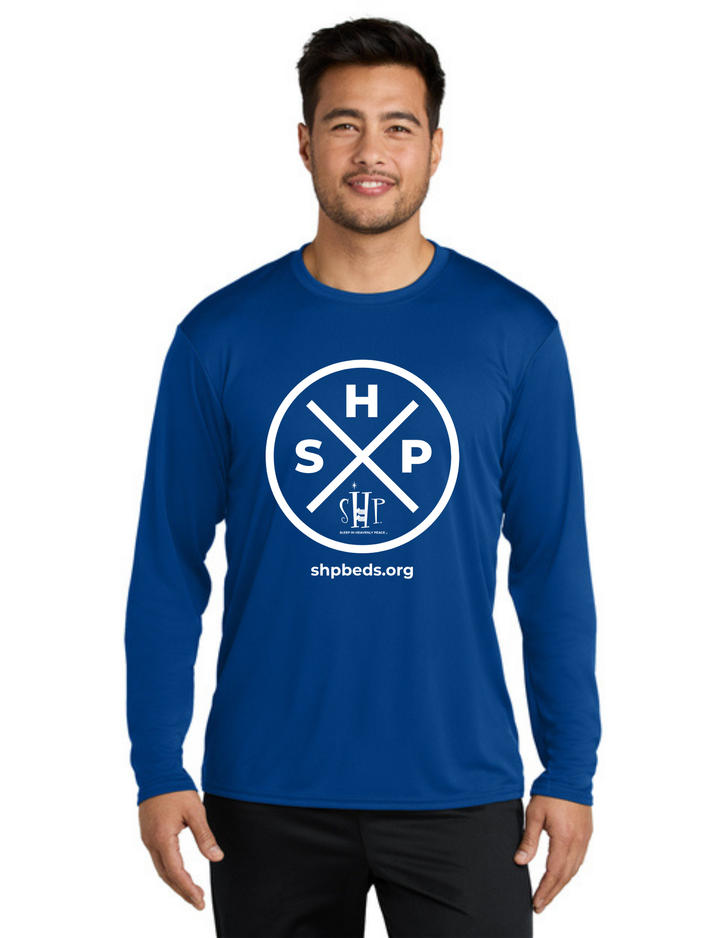 LEGACY - Long Sleeve Performance UV Shirt (TRUE ROYAL) - "SLEEP CIRCLE" LOGO