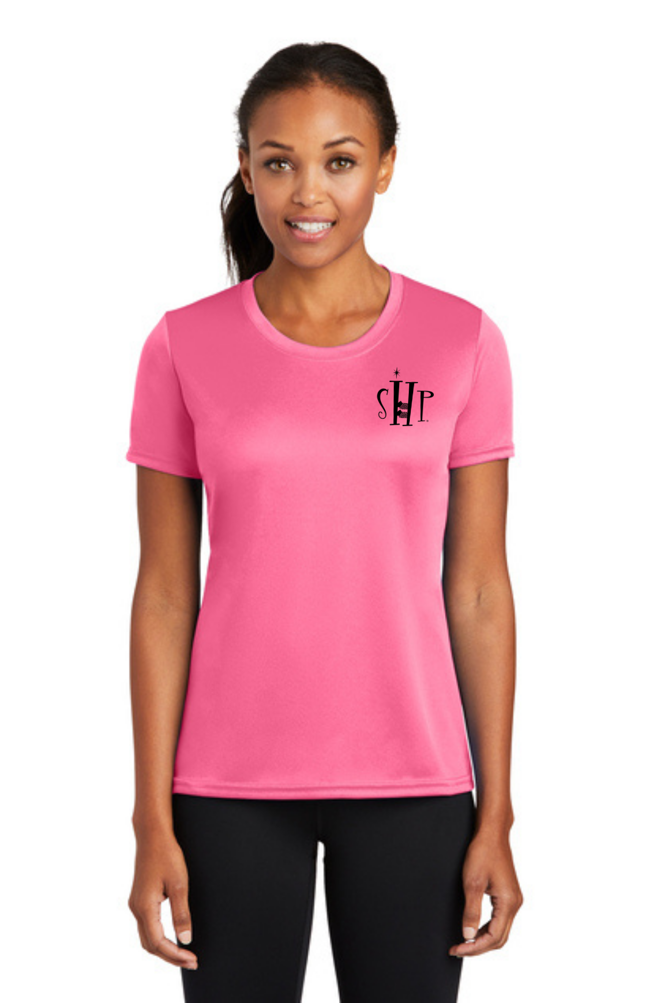 WOMEN'S Short Sleeve Performance (NEON PINK)