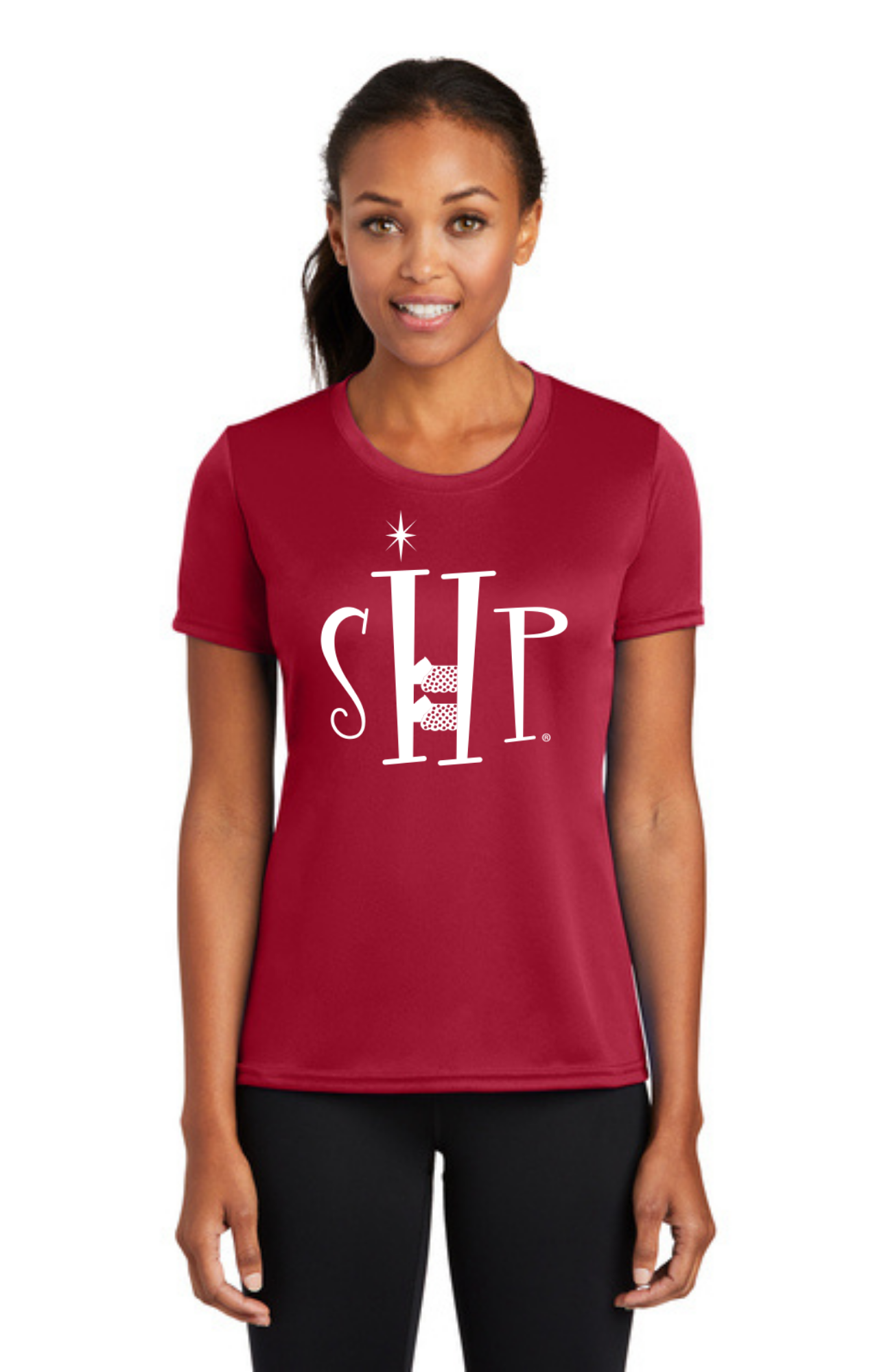 WOMEN'S Short Sleeve Performance (RED)