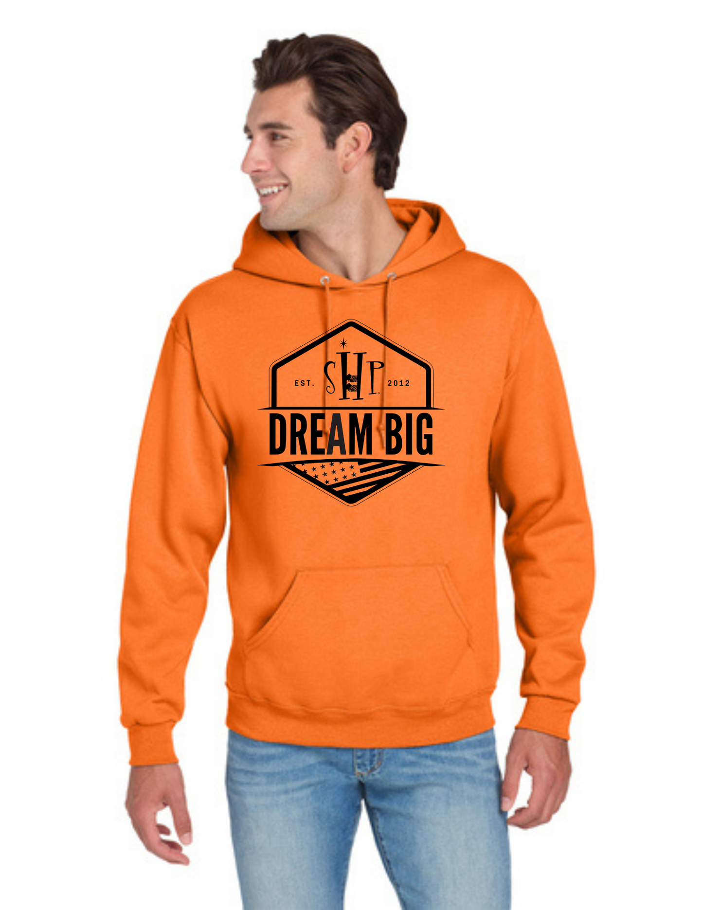 Graphic - ADULT Hoodie (ALL COLORS) - "DREAM BIG FLAG"