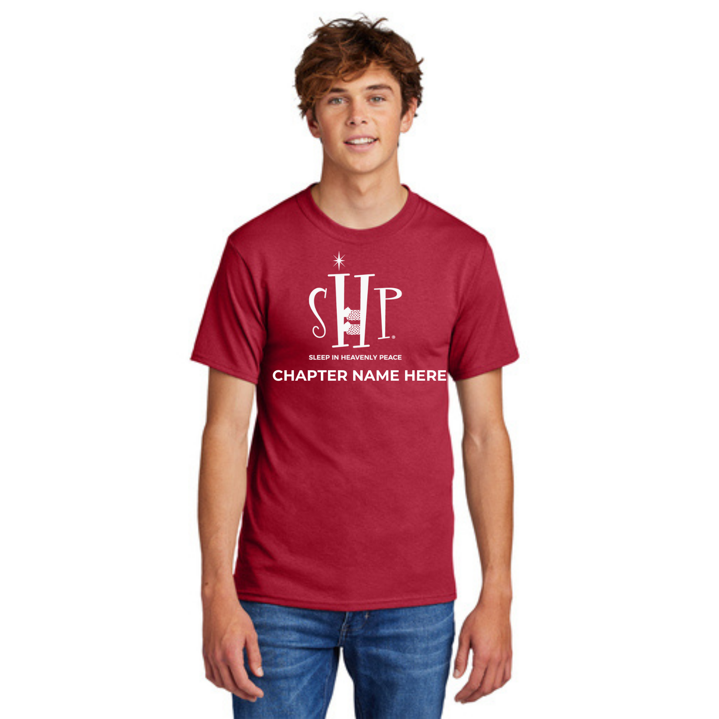 STAFF (TALL) T-Shirt w/ Chapter Name (RED) - Black or White Logos
