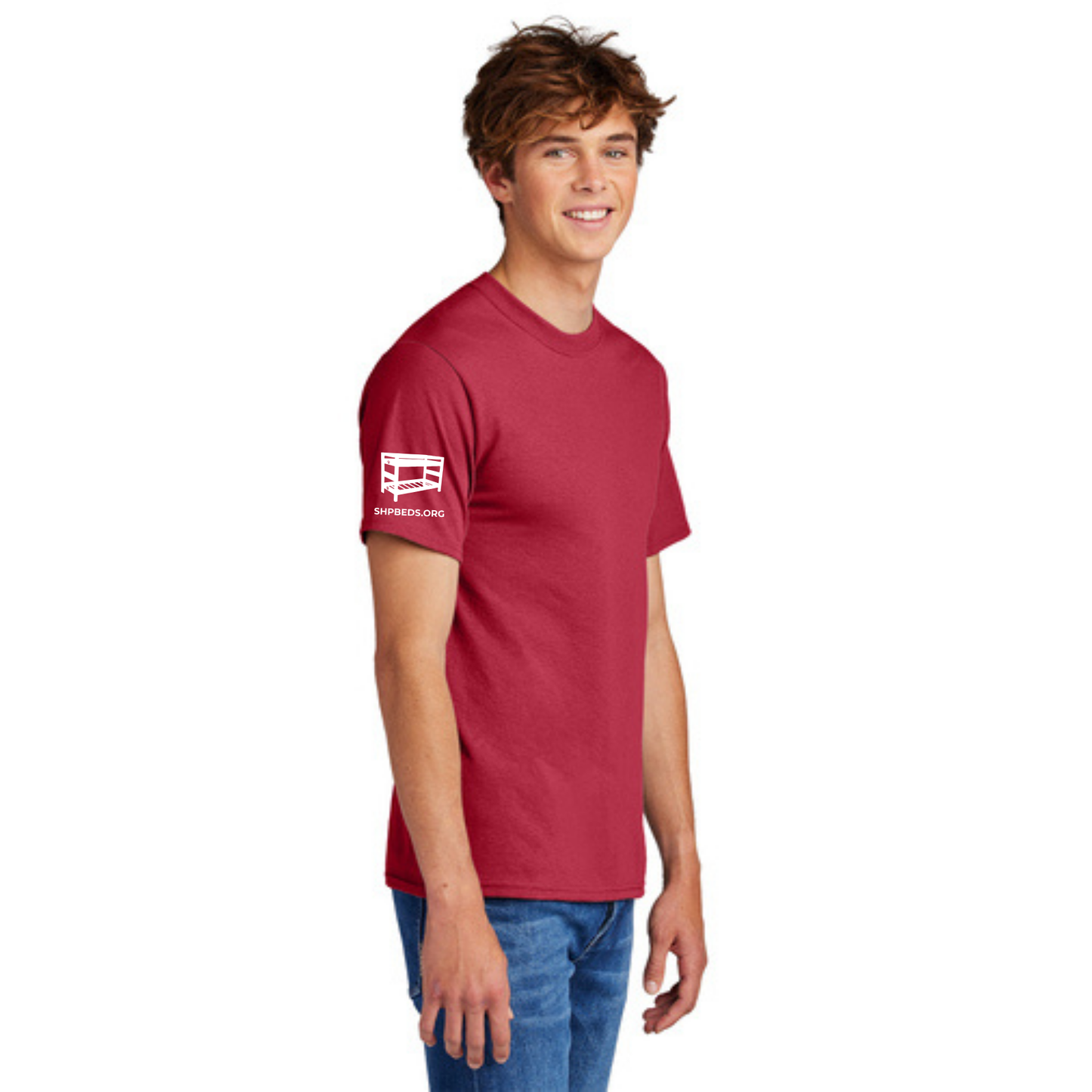 STAFF (TALL) T-Shirt w/ Chapter Name (RED) - Black or White Logos