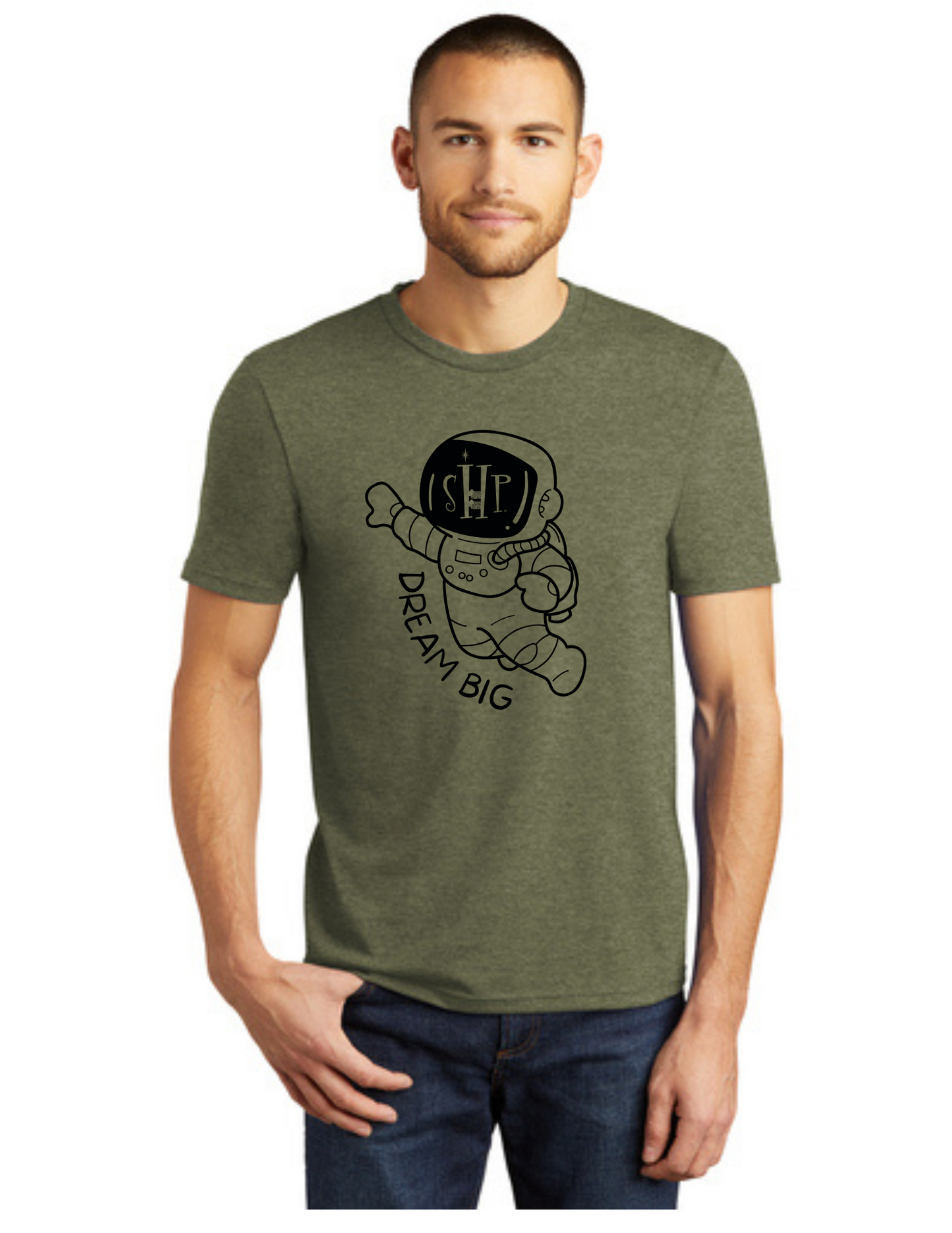 Graphic - ADULT Short Sleeve Shirt (ALL COLORS) - "SHP ASTRONAUT"