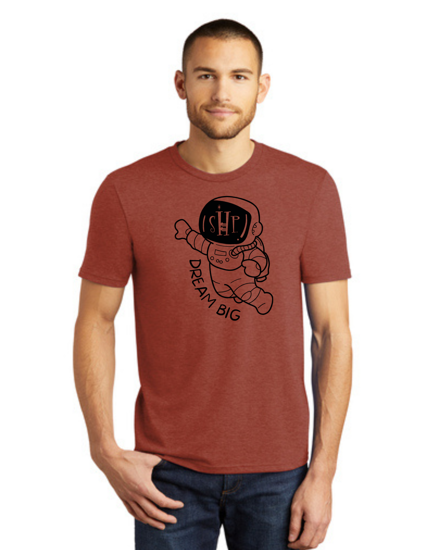 Graphic - ADULT Short Sleeve Shirt (ALL COLORS) - "SHP ASTRONAUT"