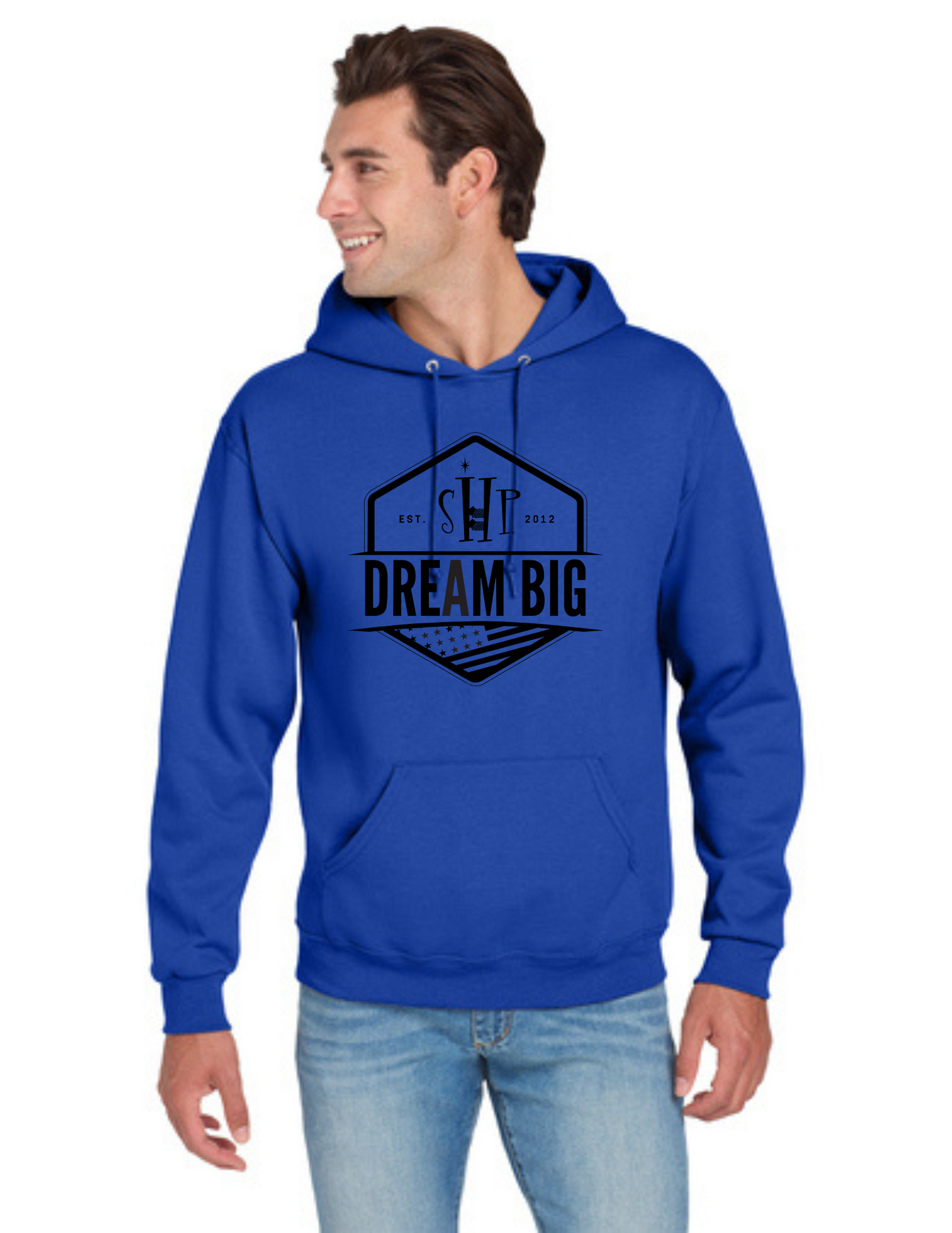 Graphic - ADULT Hoodie (ALL COLORS) - "DREAM BIG FLAG"