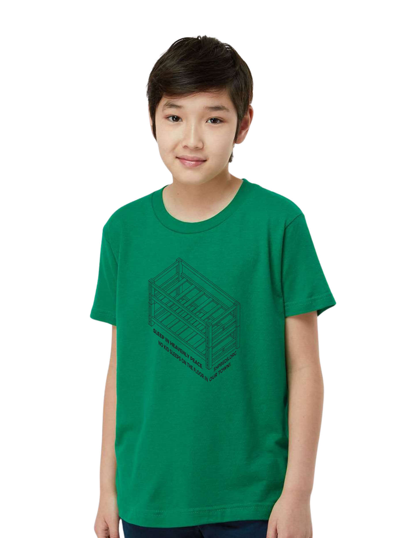 LEGACY - YOUTH Tee (KELLY GREEN) - “SHELDON” LOGO