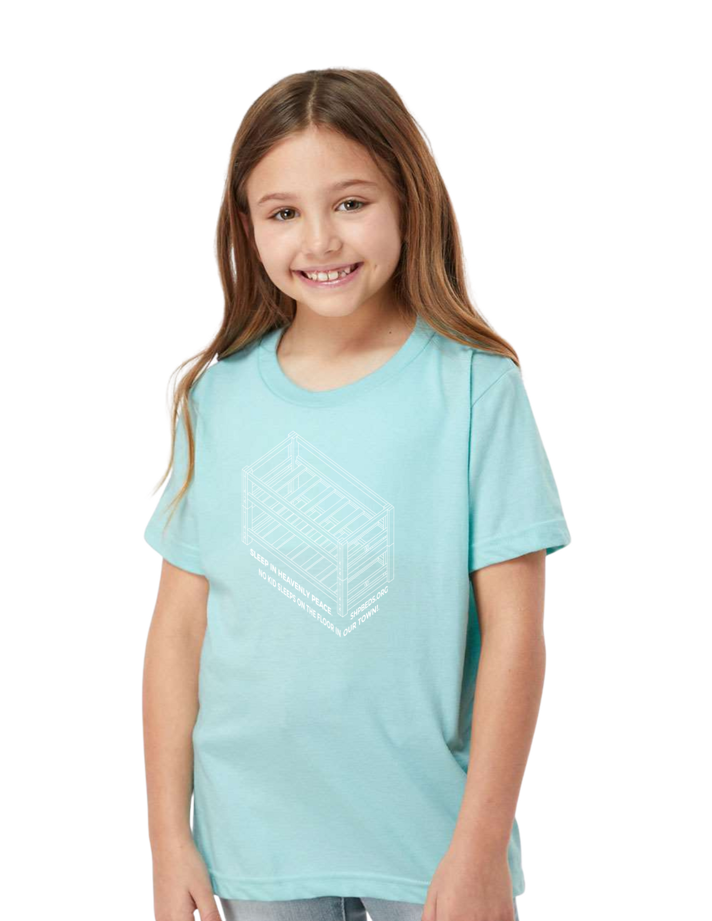 LEGACY - YOUTH Tee (LIGHT BLUE) - “SHELDON” LOGO