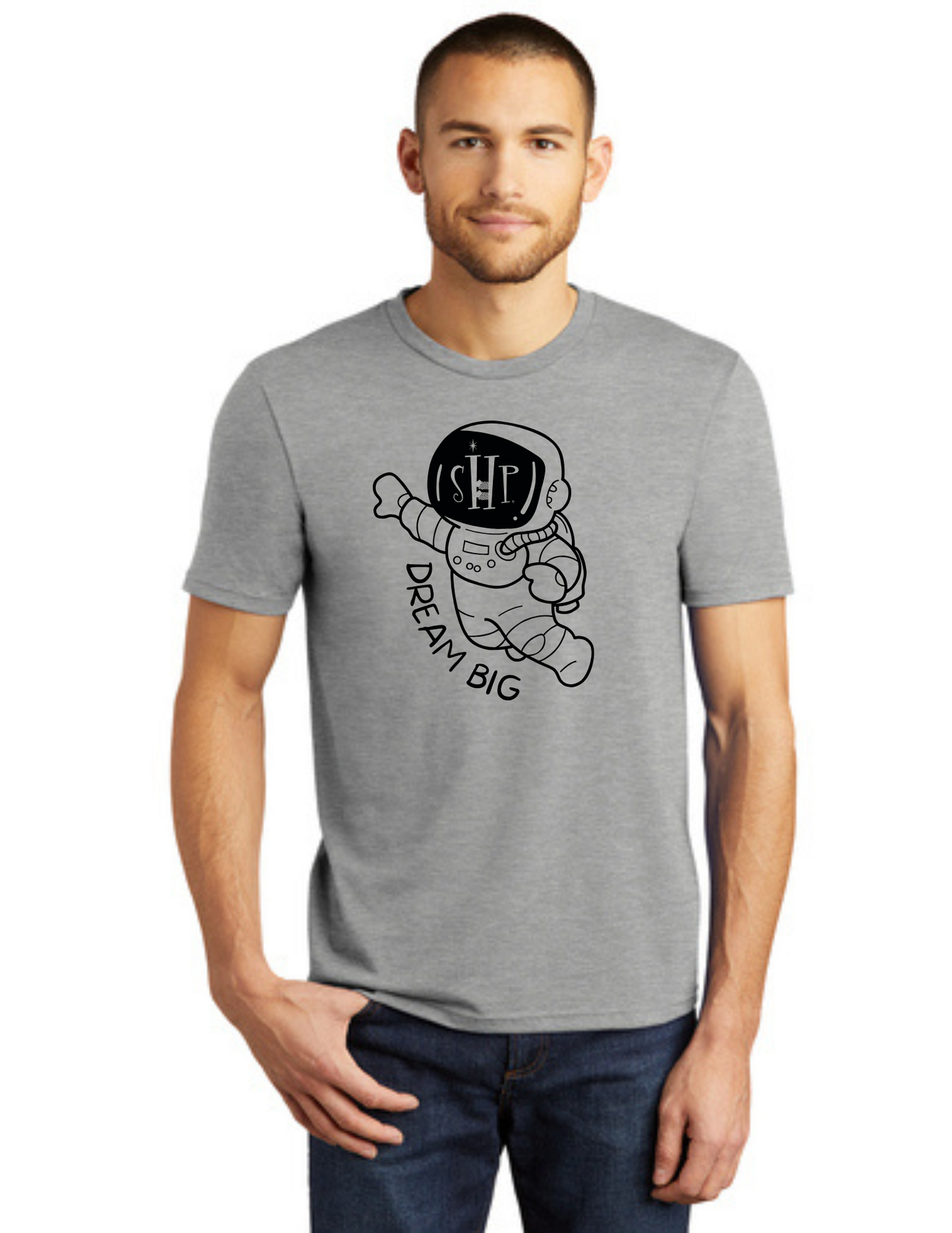 Graphic - ADULT Short Sleeve Shirt (ALL COLORS) - "SHP ASTRONAUT"