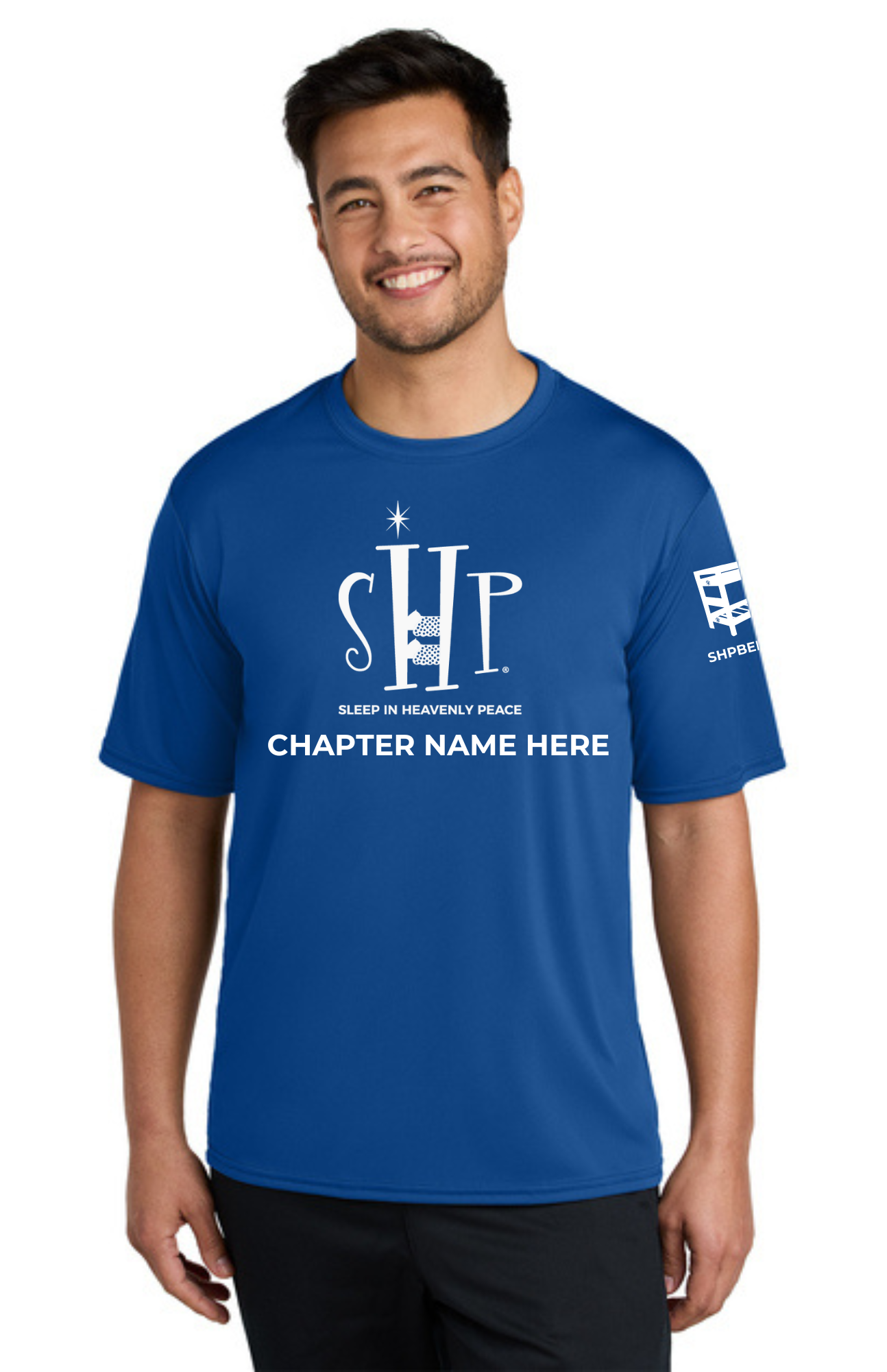 Chapter - ADULT Performance UV Short Sleeve (TRUE ROYAL) - "CHAPTER NAME"