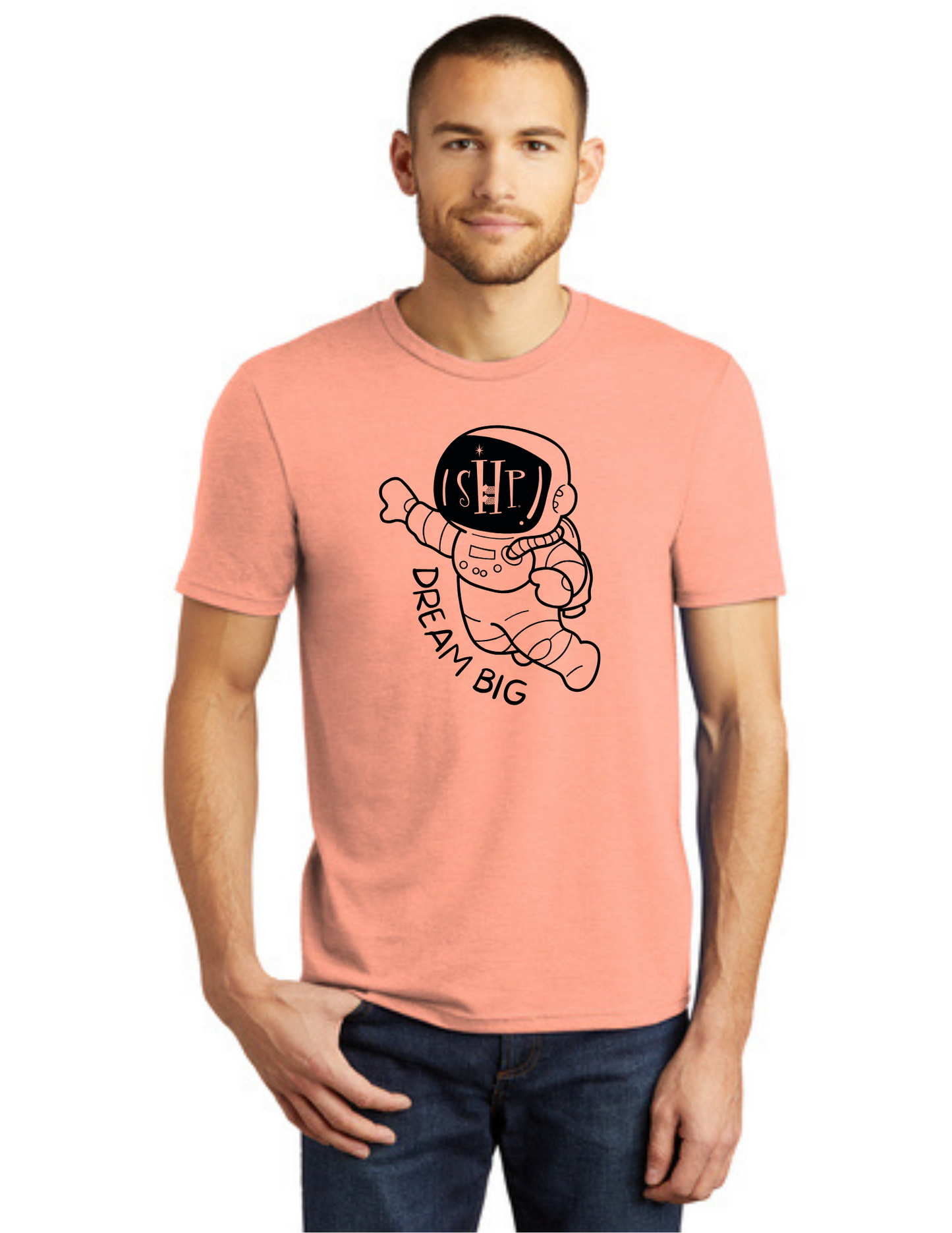 Graphic - ADULT Short Sleeve Shirt (ALL COLORS) - "SHP ASTRONAUT"