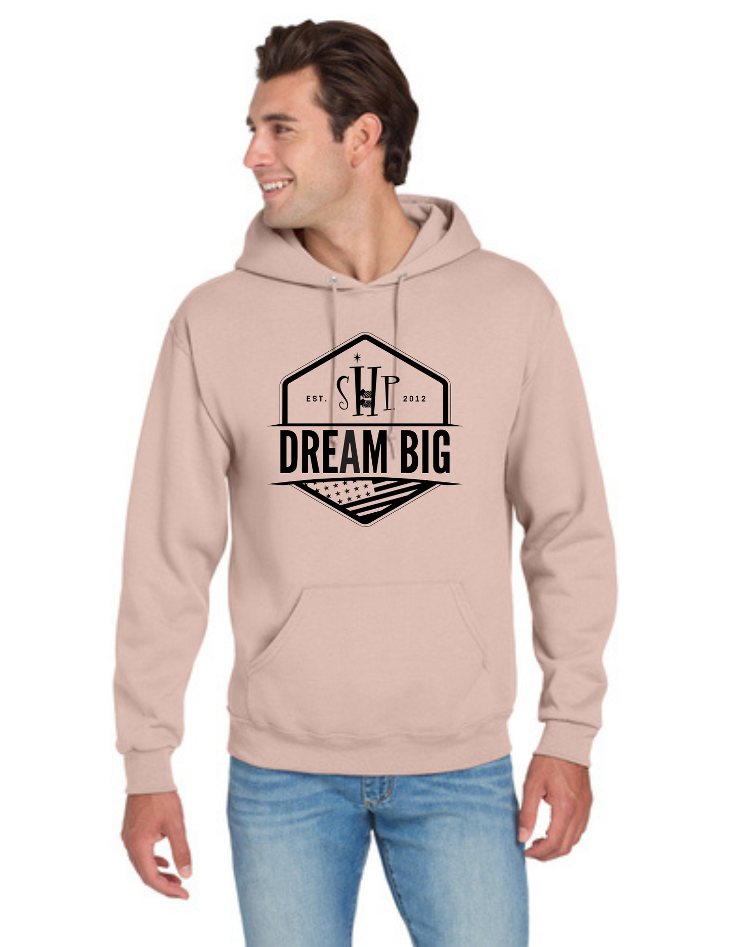 Graphic - ADULT Hoodie (ALL COLORS) - "DREAM BIG FLAG"