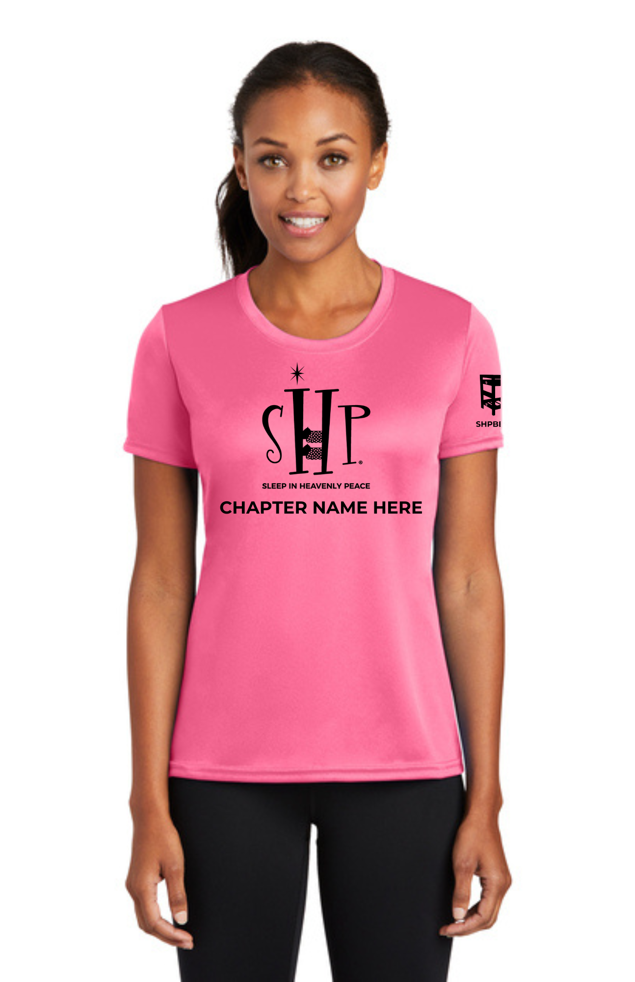 Chapter - WOMEN'S Performance UV Short Sleeve (NEON PINK) - "CHAPTER NAME"