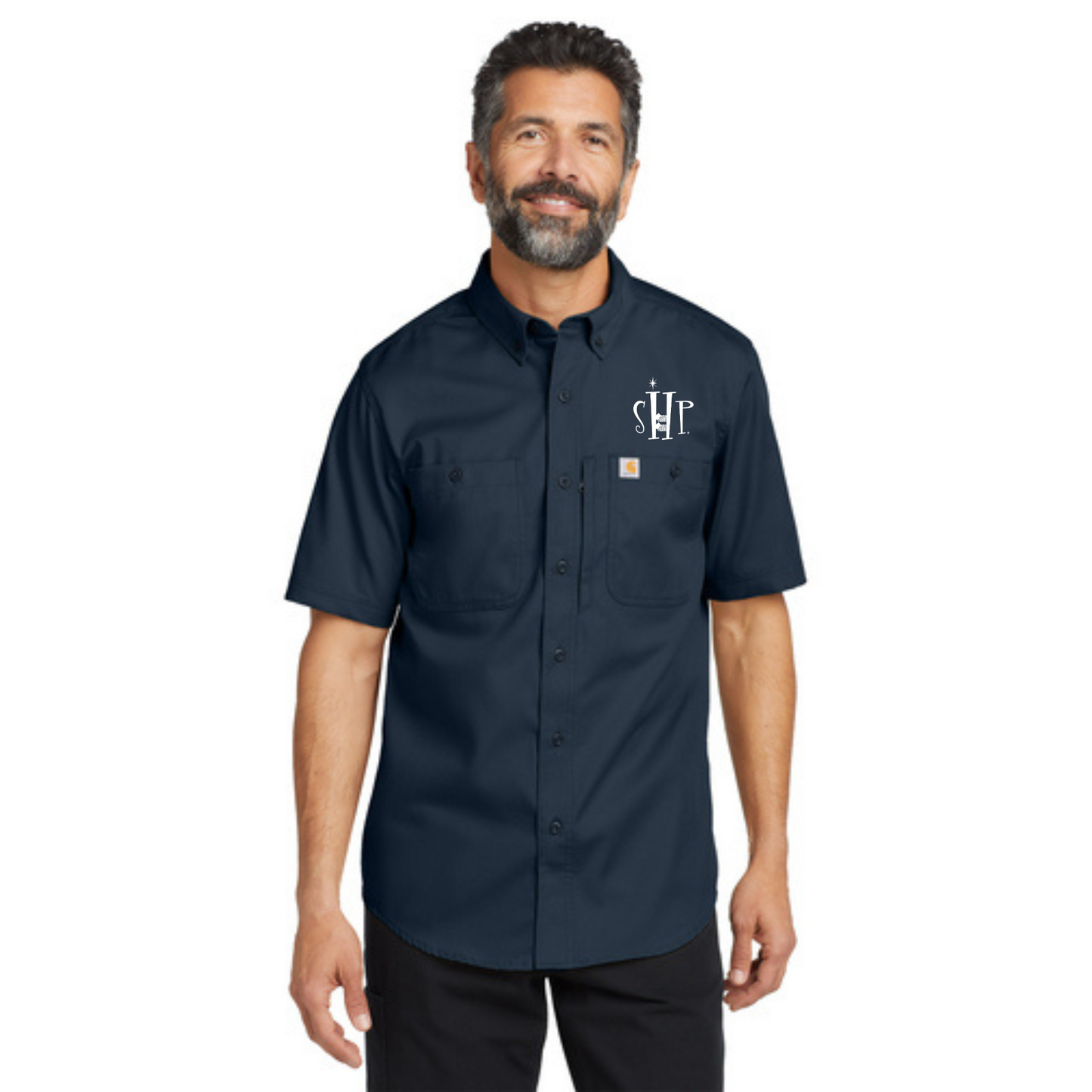 CARHARTT Rugged Short Sleeve Shirts - SHP Logo Embroidery