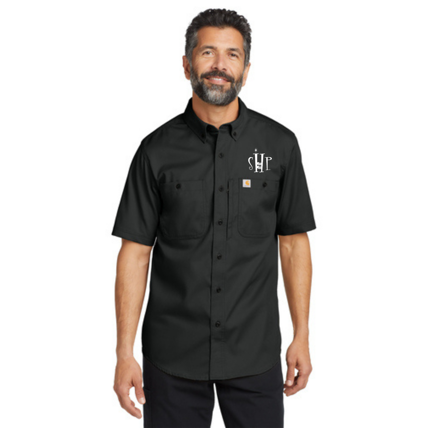 CARHARTT Rugged Short Sleeve Shirts - SHP Logo Embroidery