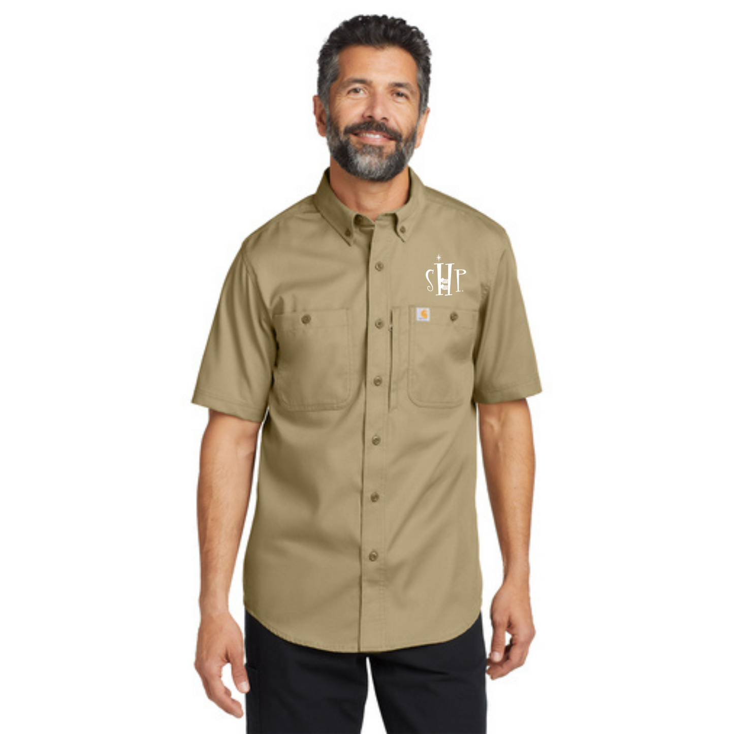 CARHARTT Rugged Short Sleeve Shirts - SHP Logo Embroidery