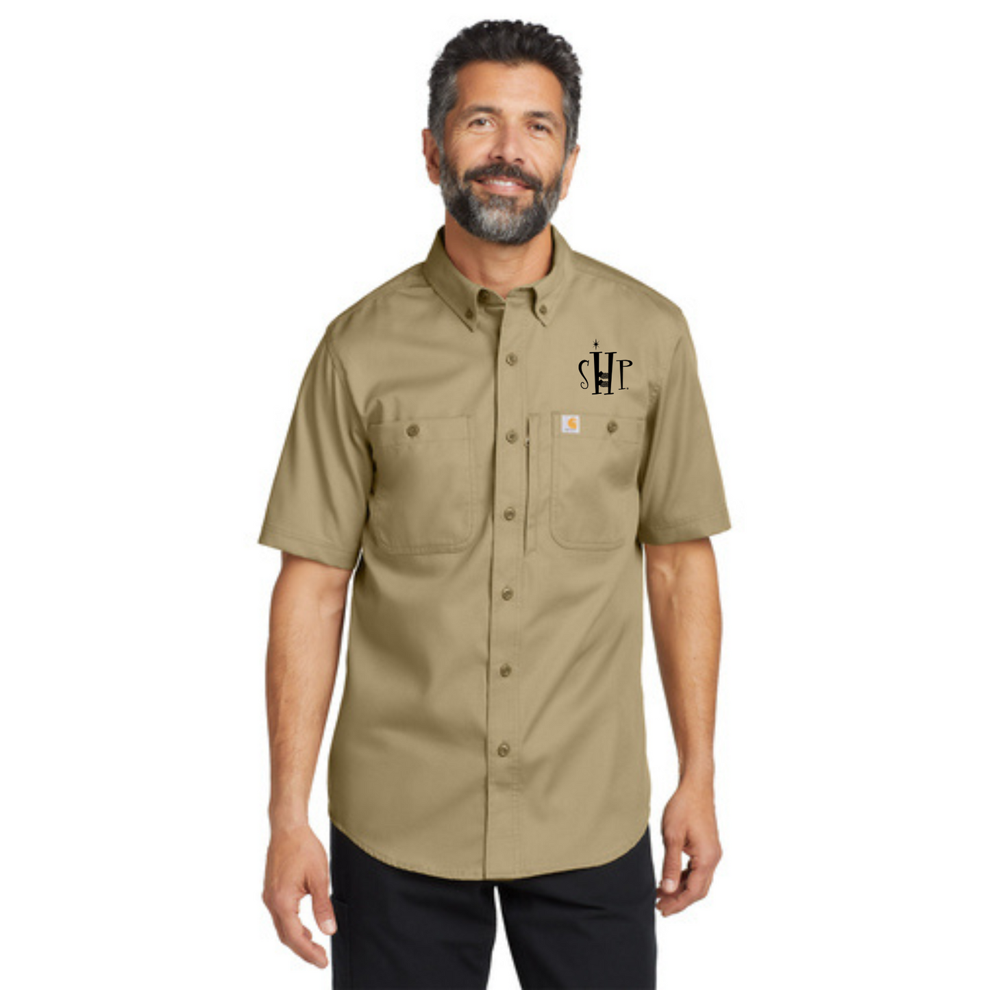 CARHARTT Rugged Short Sleeve Shirts - SHP Logo Embroidery