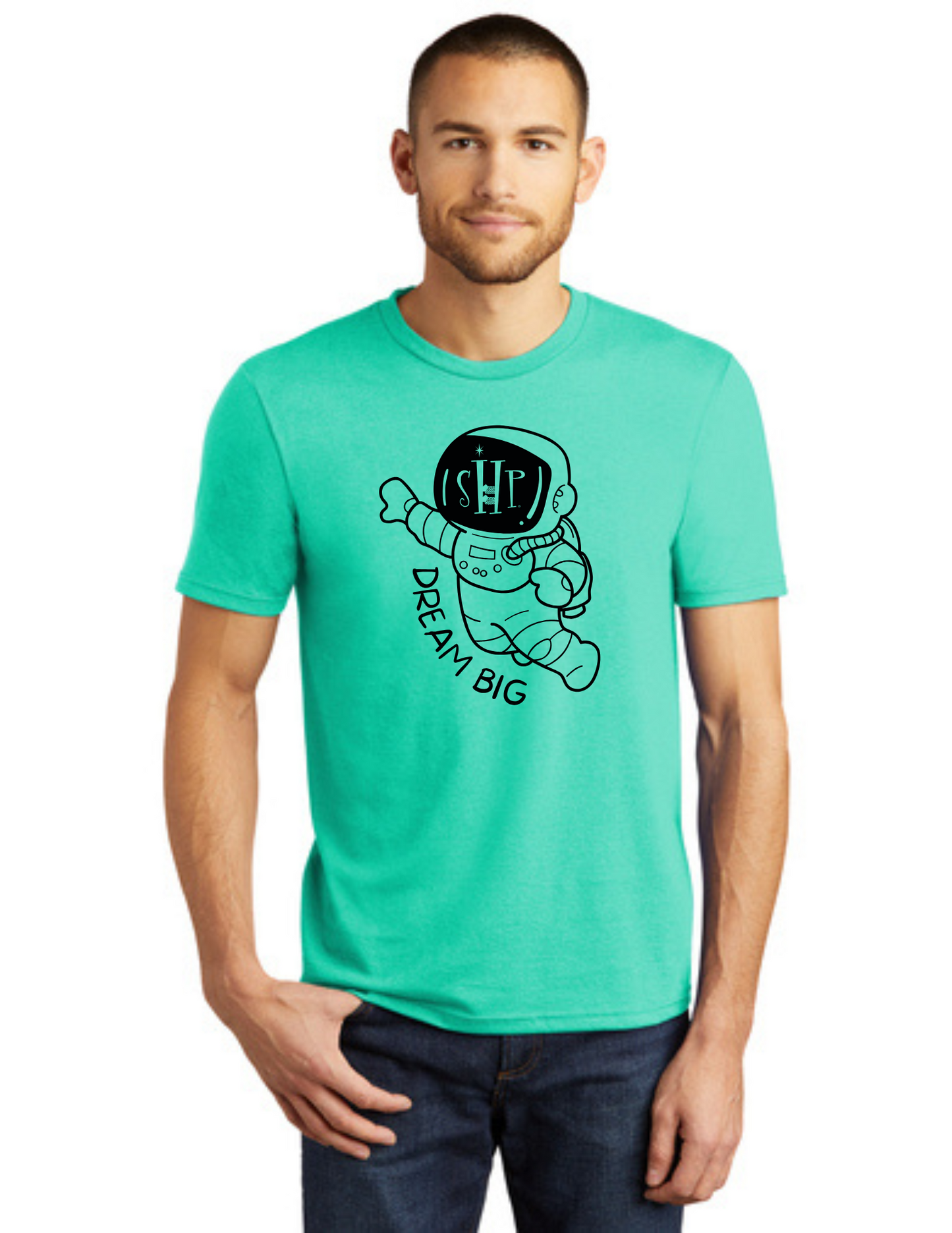 Graphic - ADULT Short Sleeve Shirt (ALL COLORS) - "SHP ASTRONAUT"