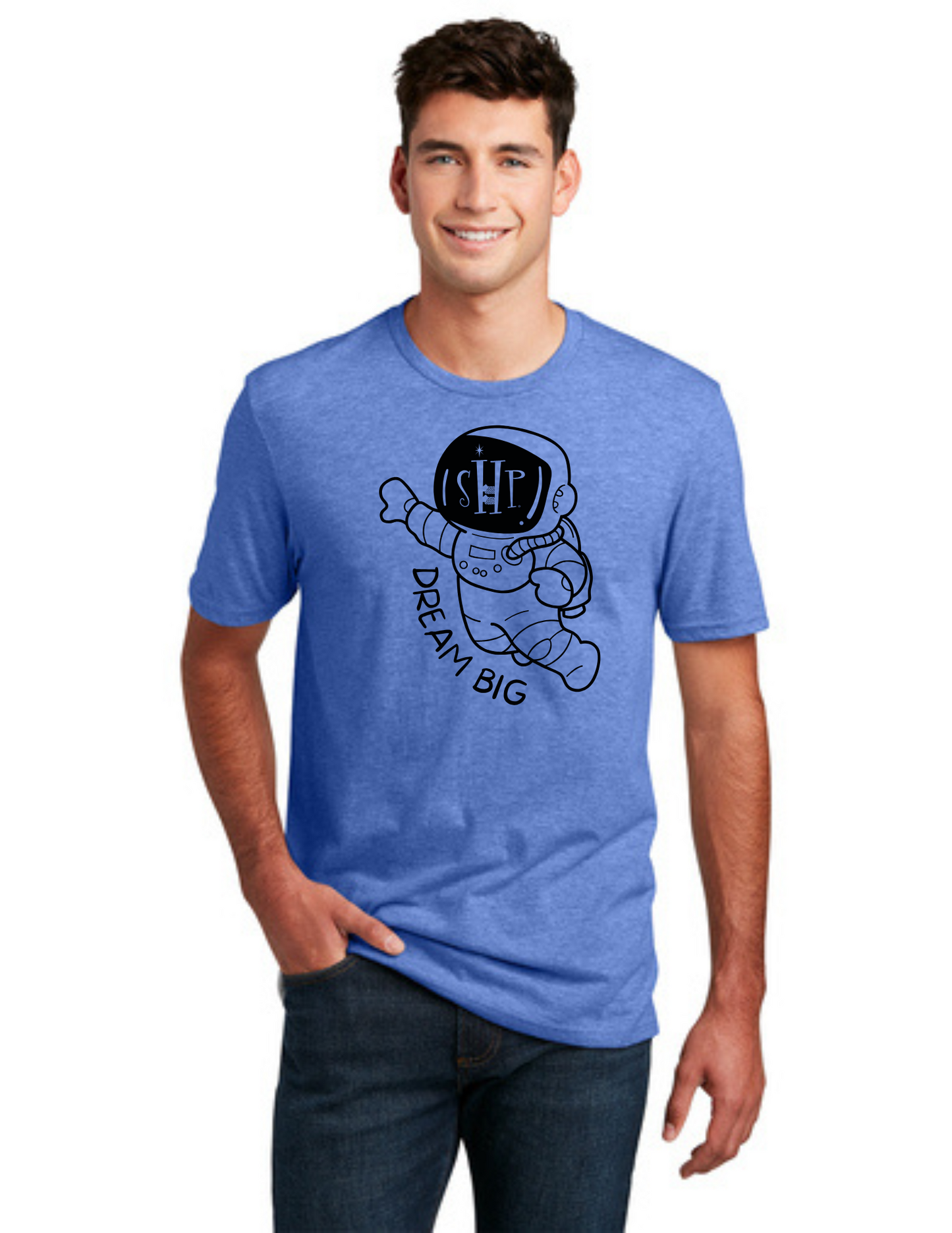 Graphic - ADULT Short Sleeve Shirt (ALL COLORS) - "SHP ASTRONAUT"