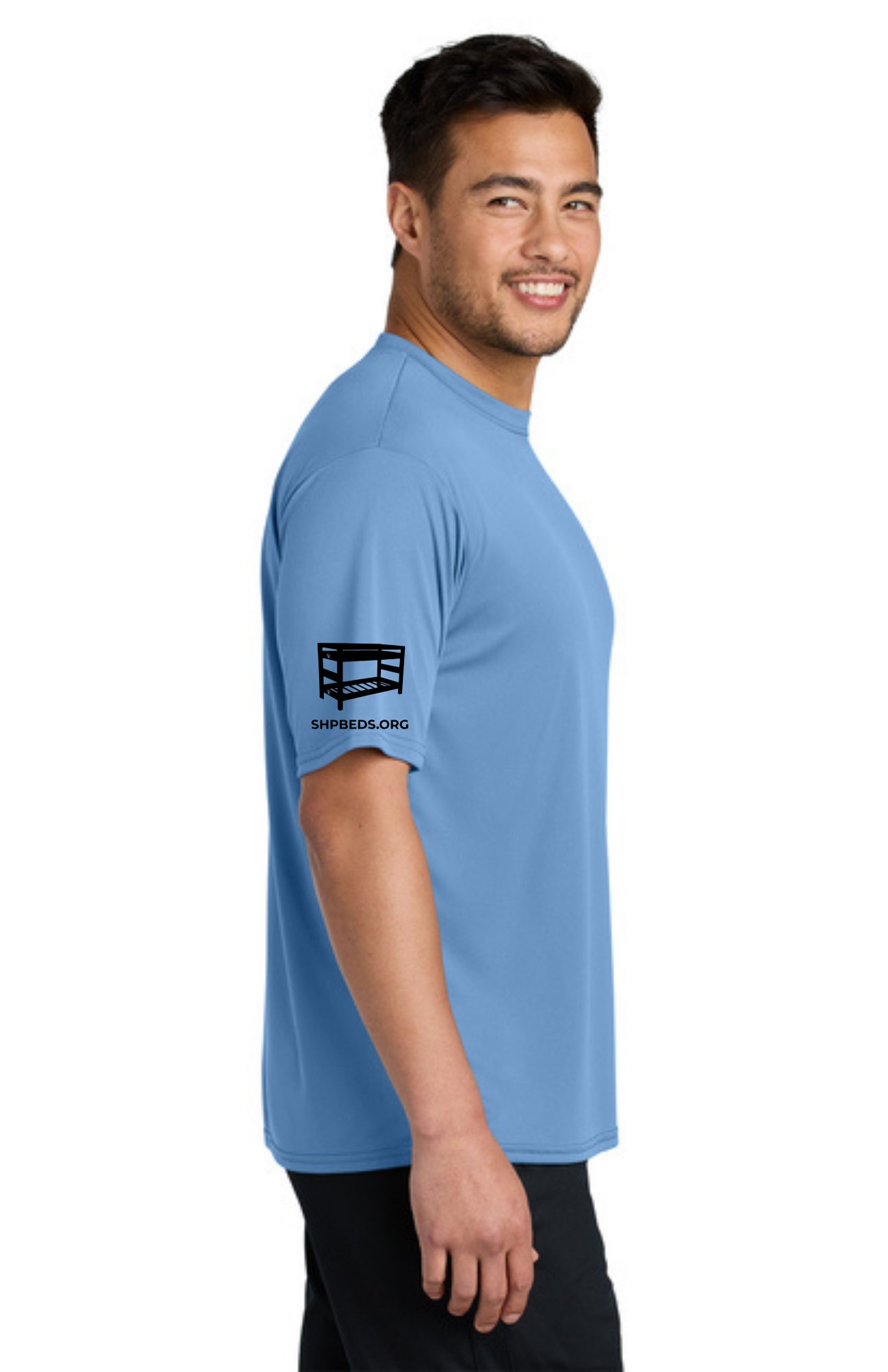 Chapter - ADULT Performance UV Short Sleeve (CAROLINA BLUE) - "CHAPTER NAME"