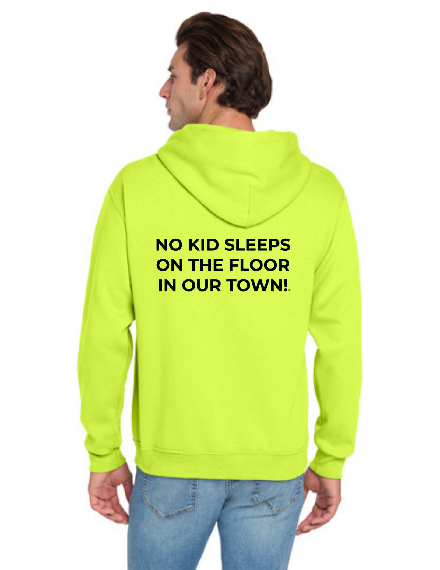 LEGACY - Hoodie (SAFETY GREEN) - “SLEEP CIRCLE” LOGO
