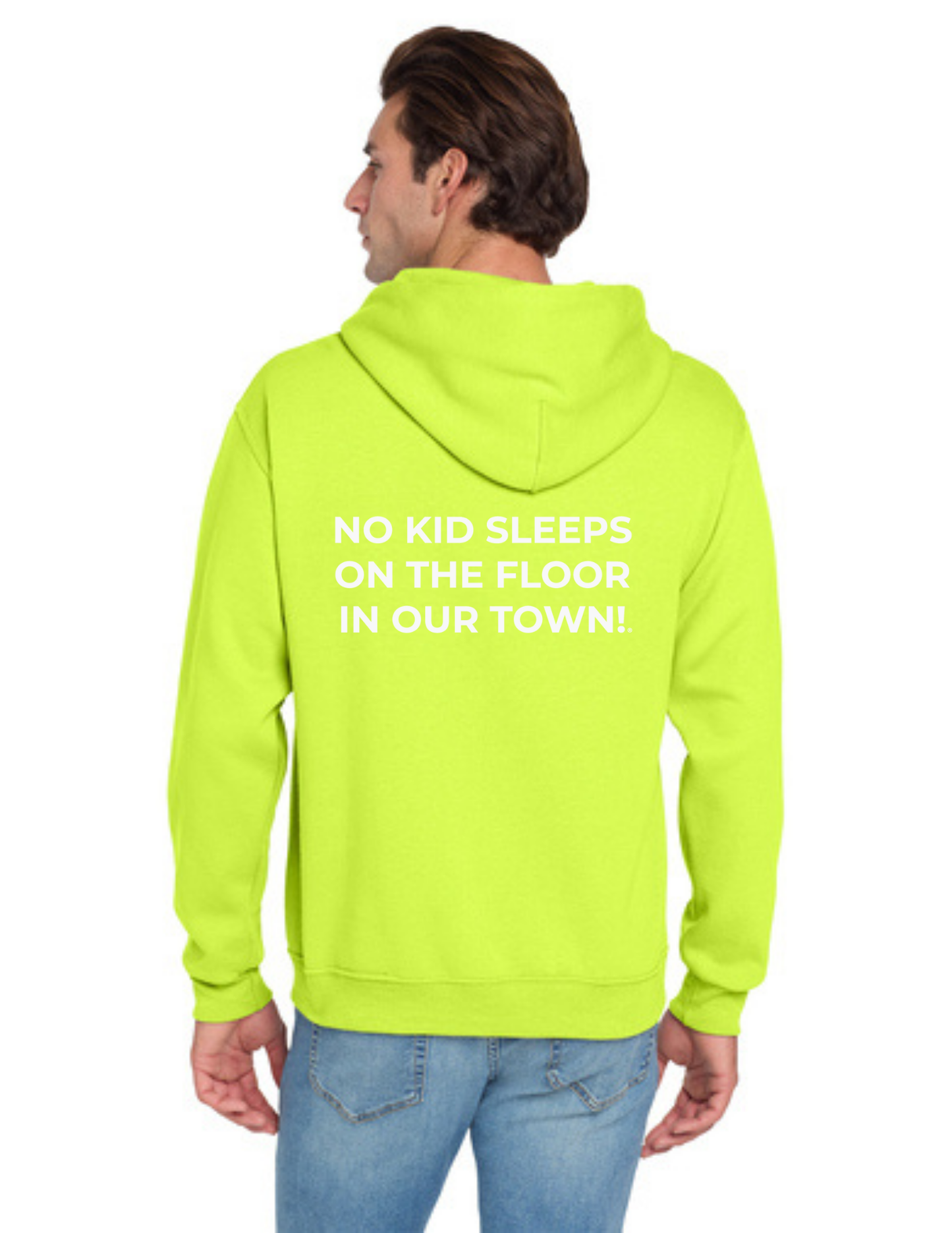 LEGACY - Hoodie (SAFETY GREEN) - “SLEEP CIRCLE” LOGO