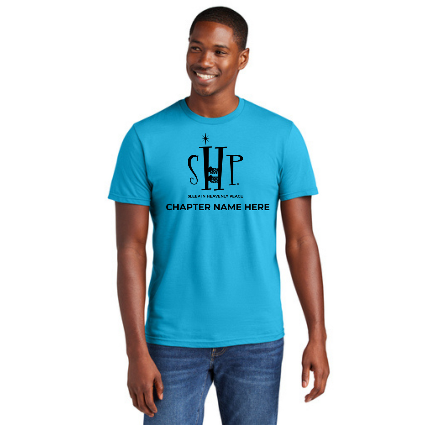 STAFF T-Shirt w/ Chapter Name (LIGHT TURQUOISE) - Black or White Logo