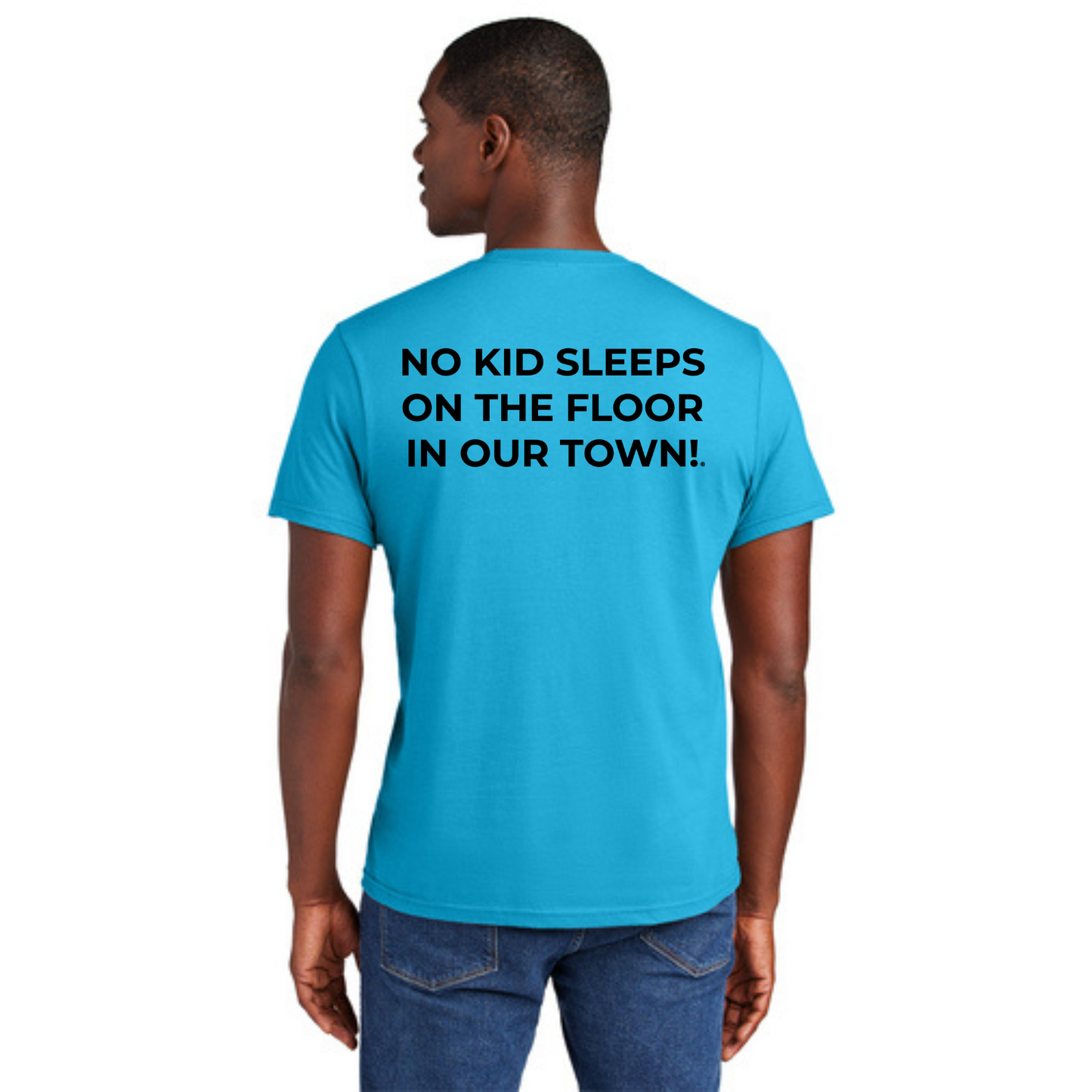 STAFF T-Shirt w/ Chapter Name (LIGHT TURQUOISE) - Black or White Logo